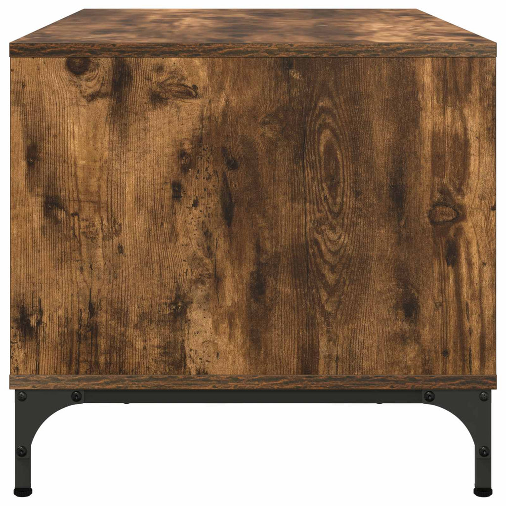 vidaXL Stolik kawowy Dąb wędzony 90 x 49 x 46 cm Drewno inżynieryjne