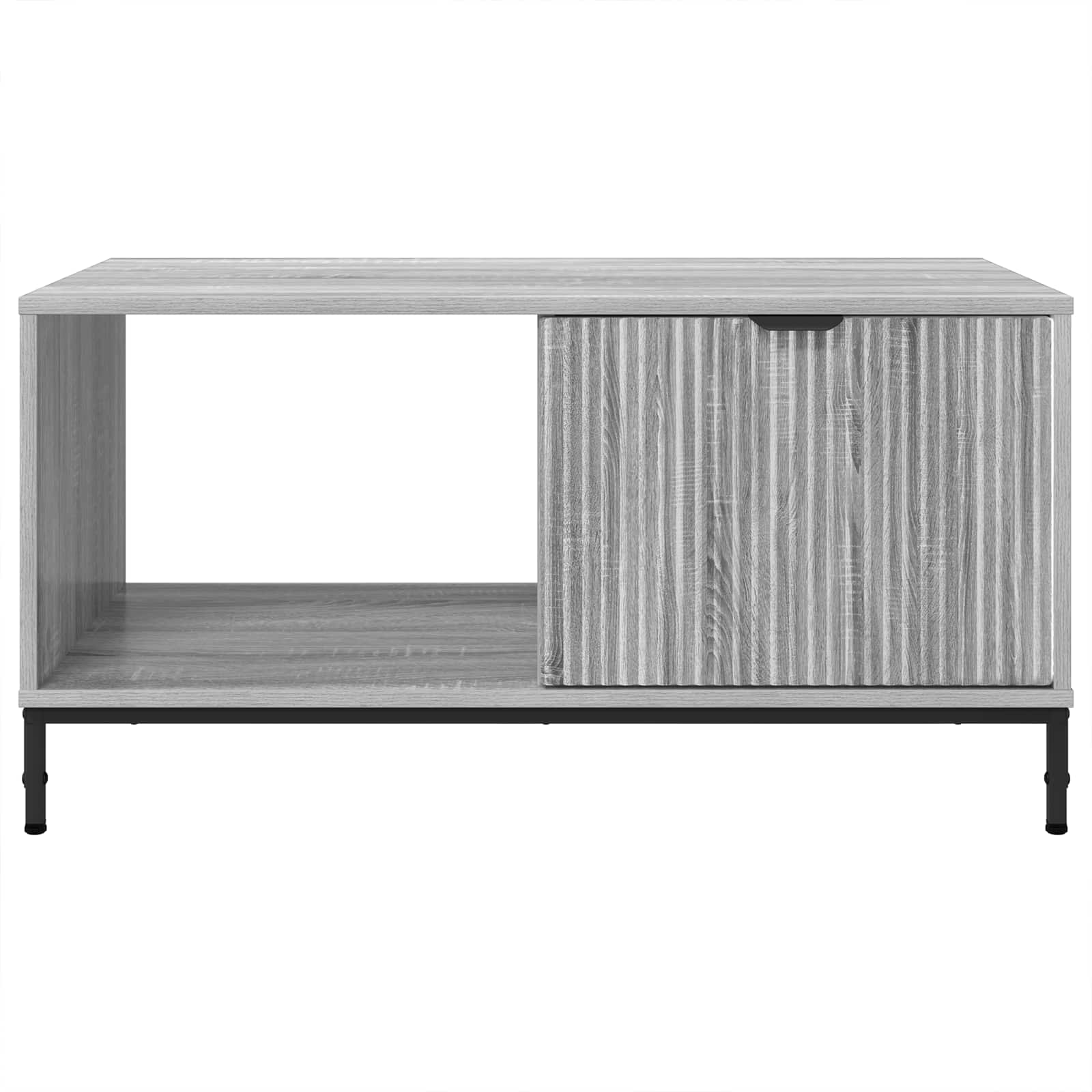 vidaXL Stolik kawowy Szary Sonoma 90 x 49 x 46 cm Drewno inżynieryjne