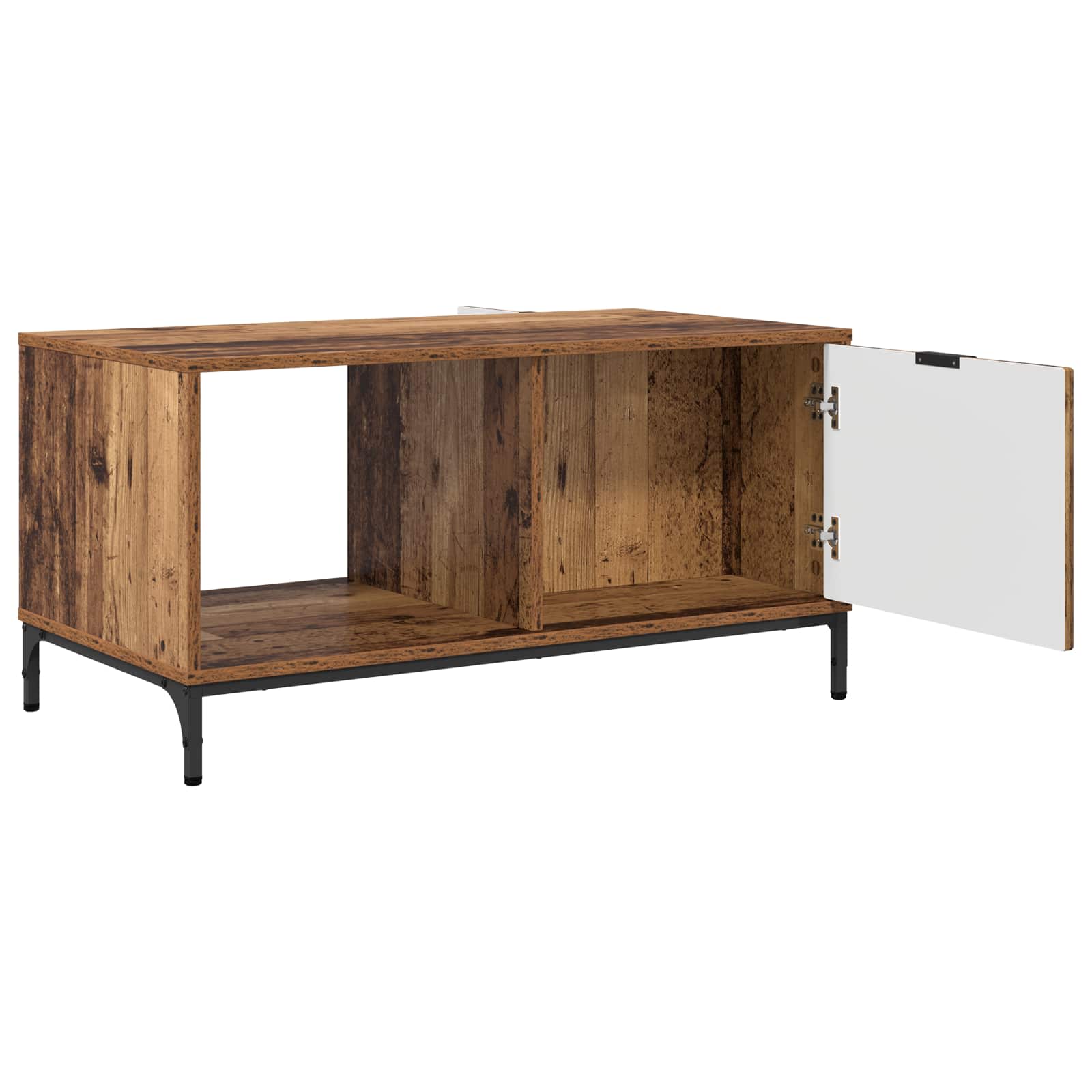 vidaXL Stolik kawowy Stare drewno 90 x 49 x 46 cm Drewno inżynieryjne