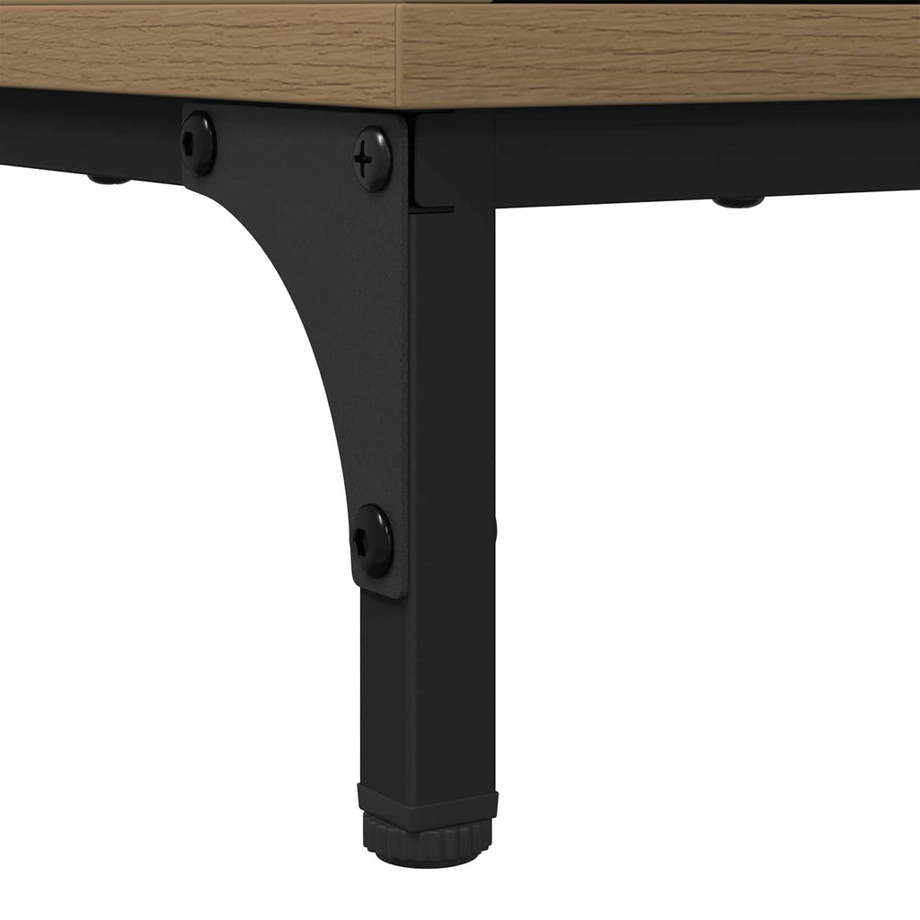 vidaXL Stolik kawowy Dąb rzemieślniczy 90 x 49 x 46 cm