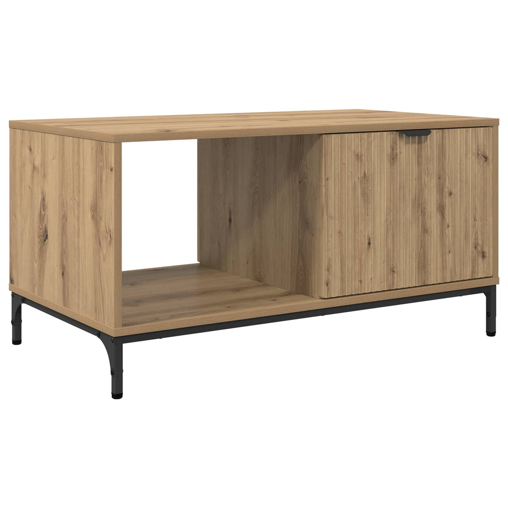 vidaXL Stolik kawowy Dąb rzemieślniczy 90 x 49 x 46 cm