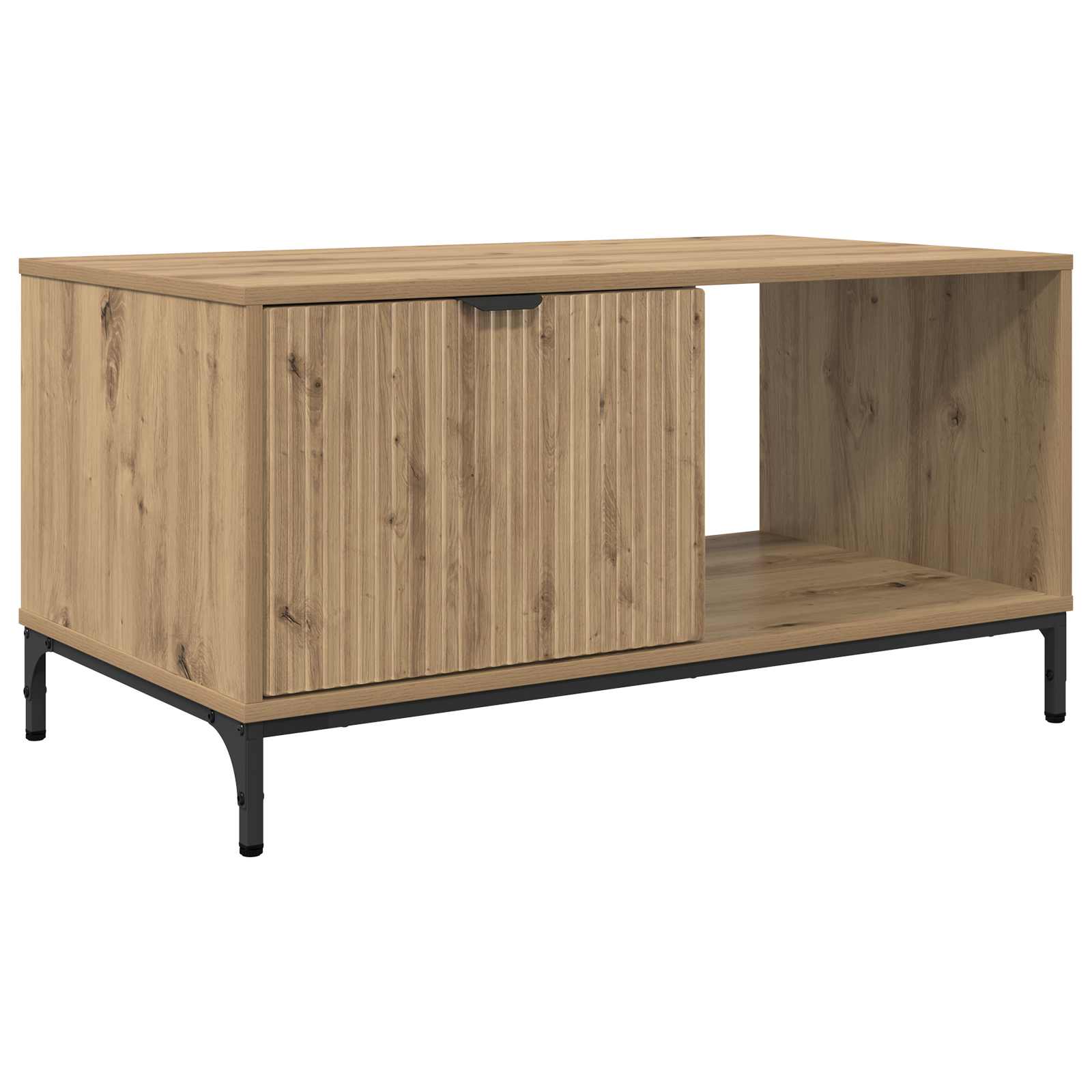 vidaXL Stolik kawowy Dąb rzemieślniczy 90 x 49 x 46 cm