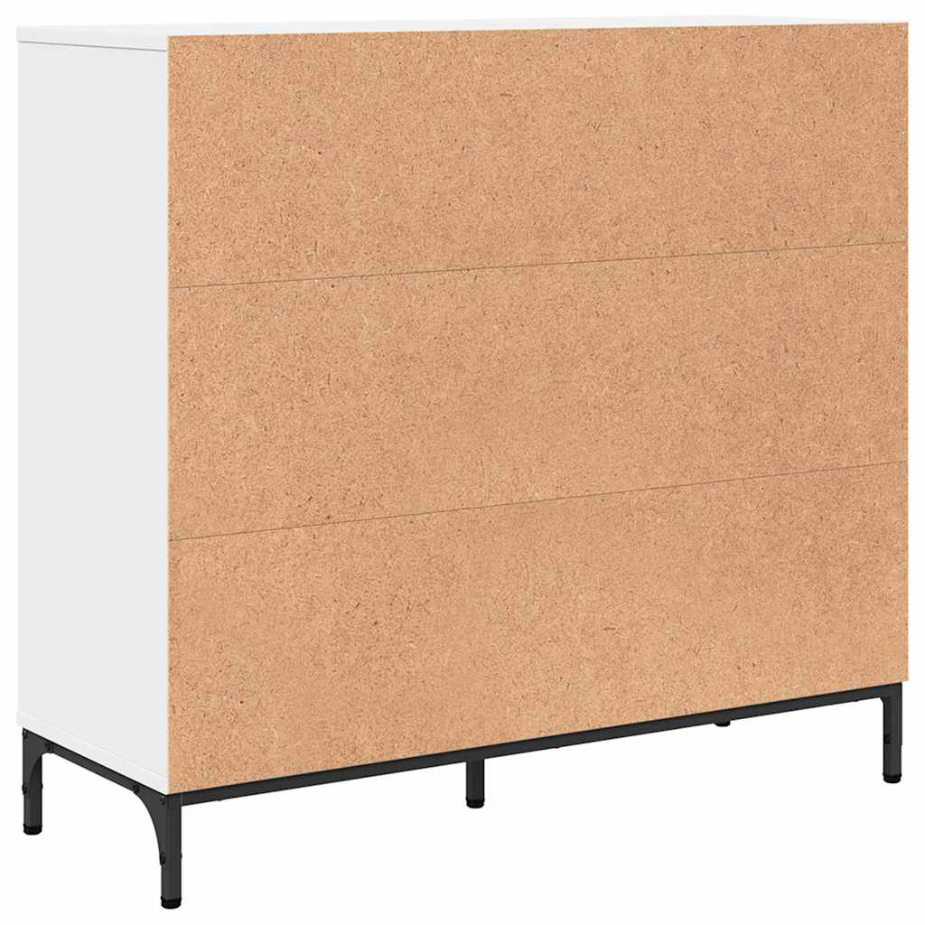 vidaXL Bufet Biały 89,5 x 33 x 82 cm Materiał drewnopochodny