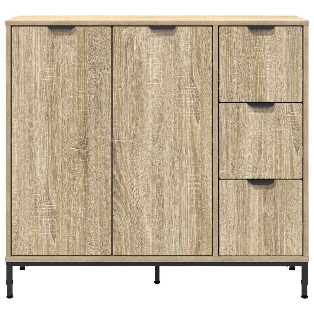 vidaXL Bufet Dąb Sonoma 89,5 x 33 x 82 cm Drewno inżynieryjne