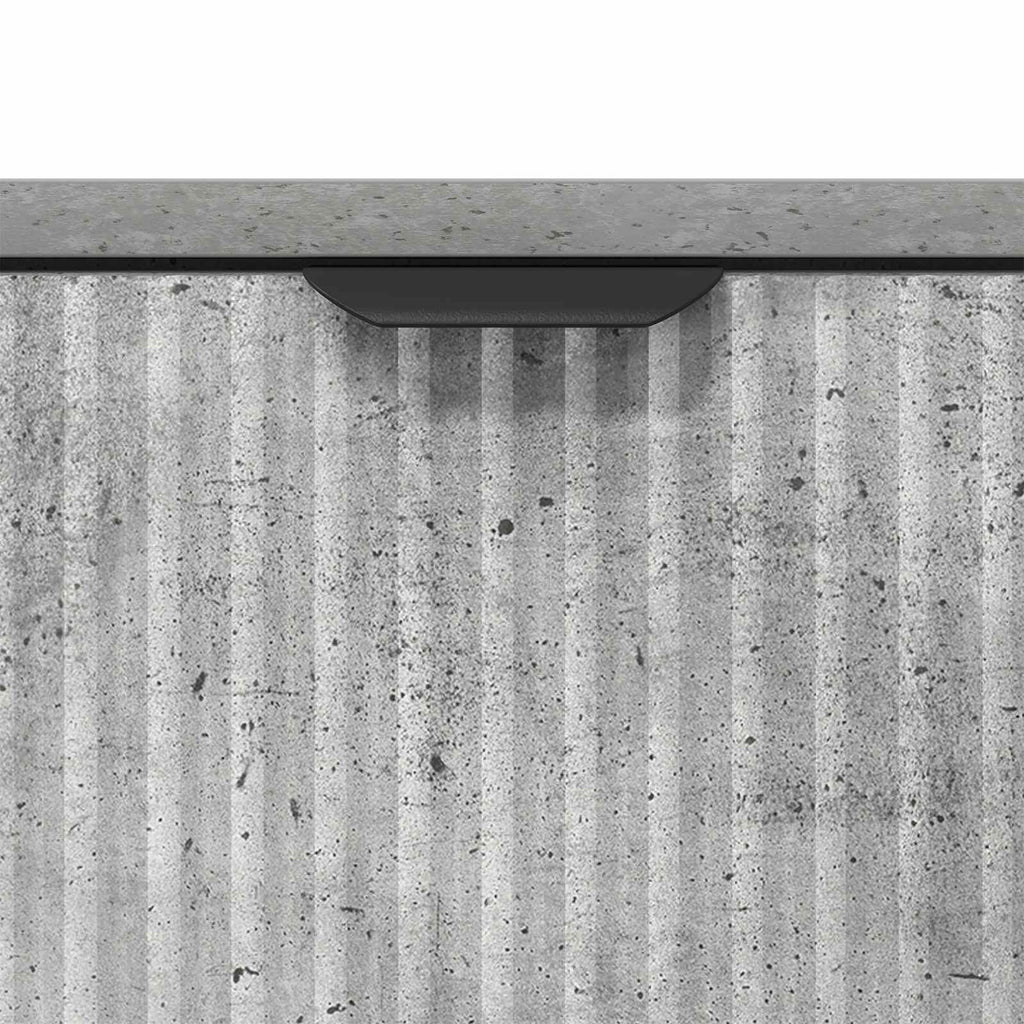 vidaXL Bufet Betonowy szary 89,5 x 33 x 82 cm Drewno inżynieryjne