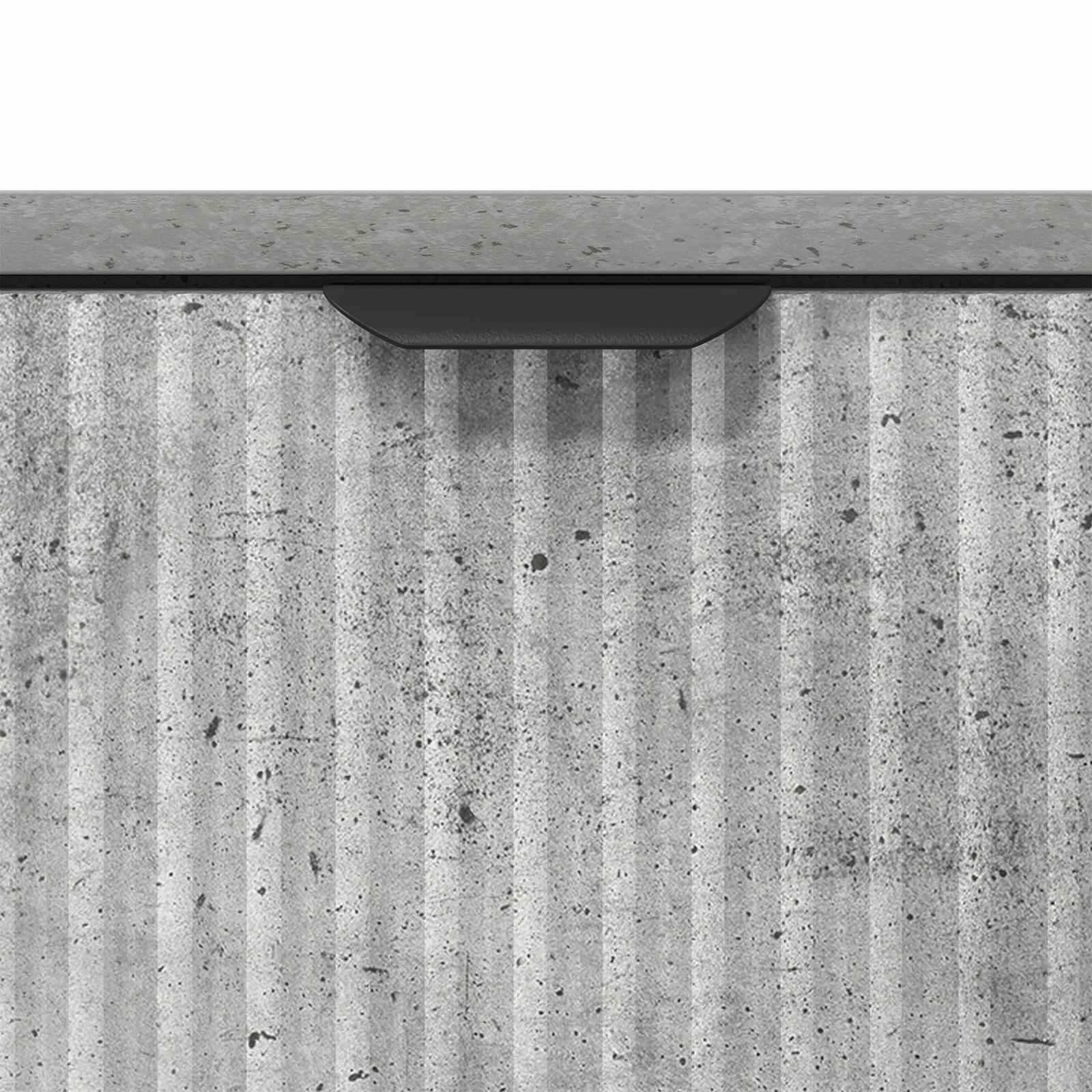 vidaXL Bufet Betonowy szary 89,5 x 33 x 82 cm Drewno inżynieryjne