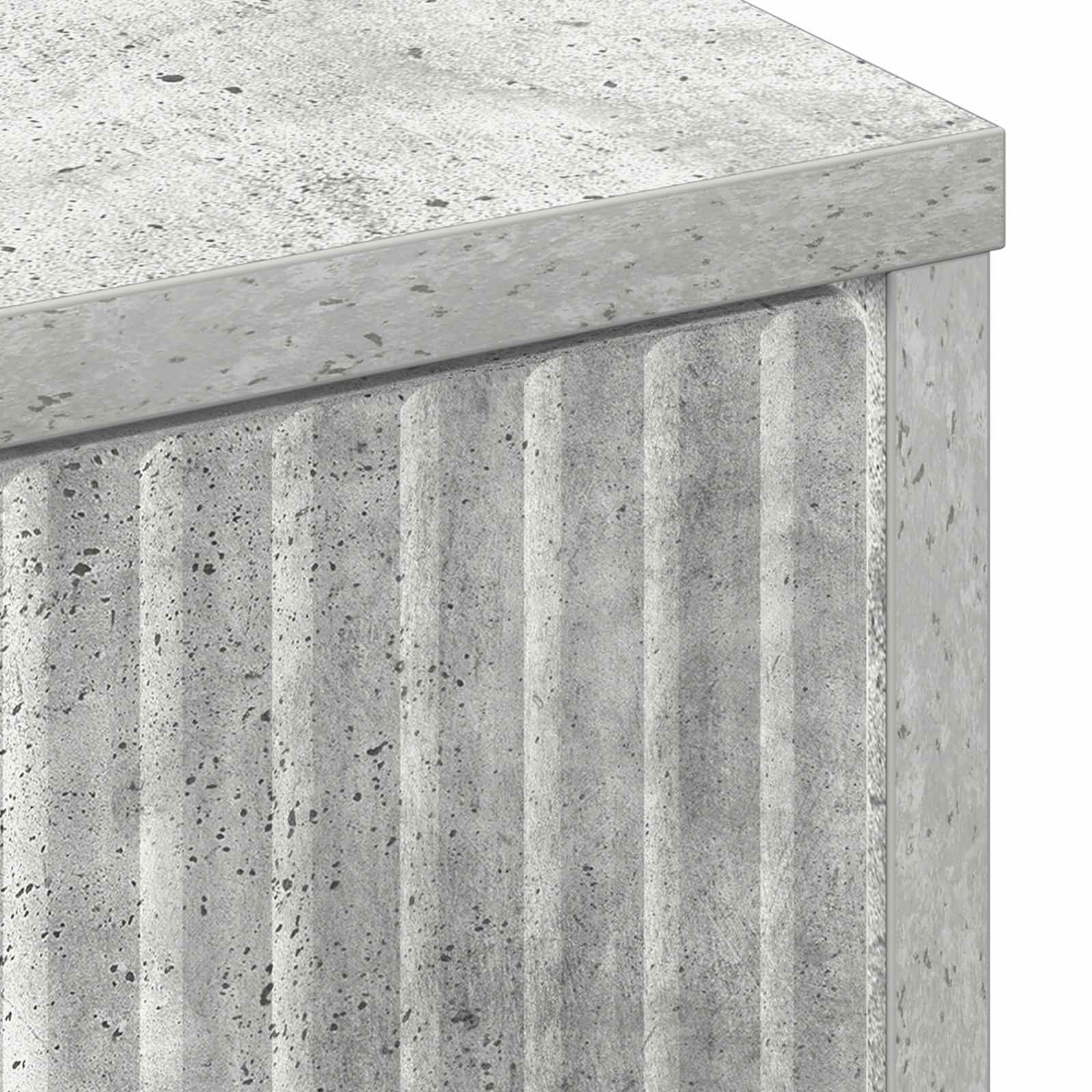 vidaXL Bufet Betonowy szary 89,5 x 33 x 82 cm Drewno inżynieryjne