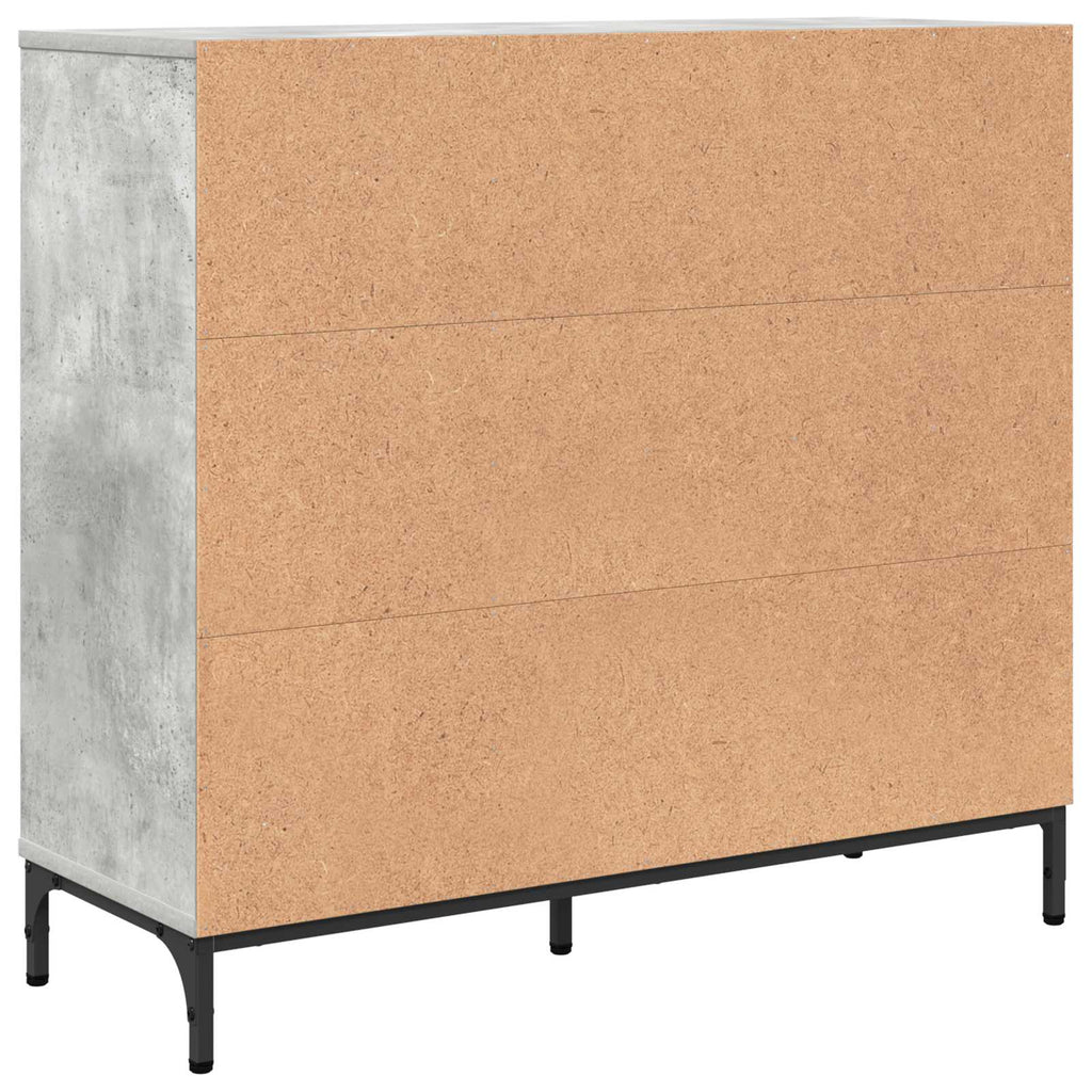vidaXL Bufet Betonowy szary 89,5 x 33 x 82 cm Drewno inżynieryjne