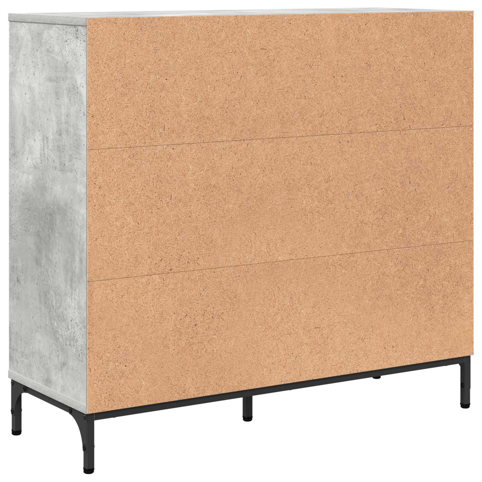 vidaXL Bufet Betonowy szary 89,5 x 33 x 82 cm Drewno inżynieryjne