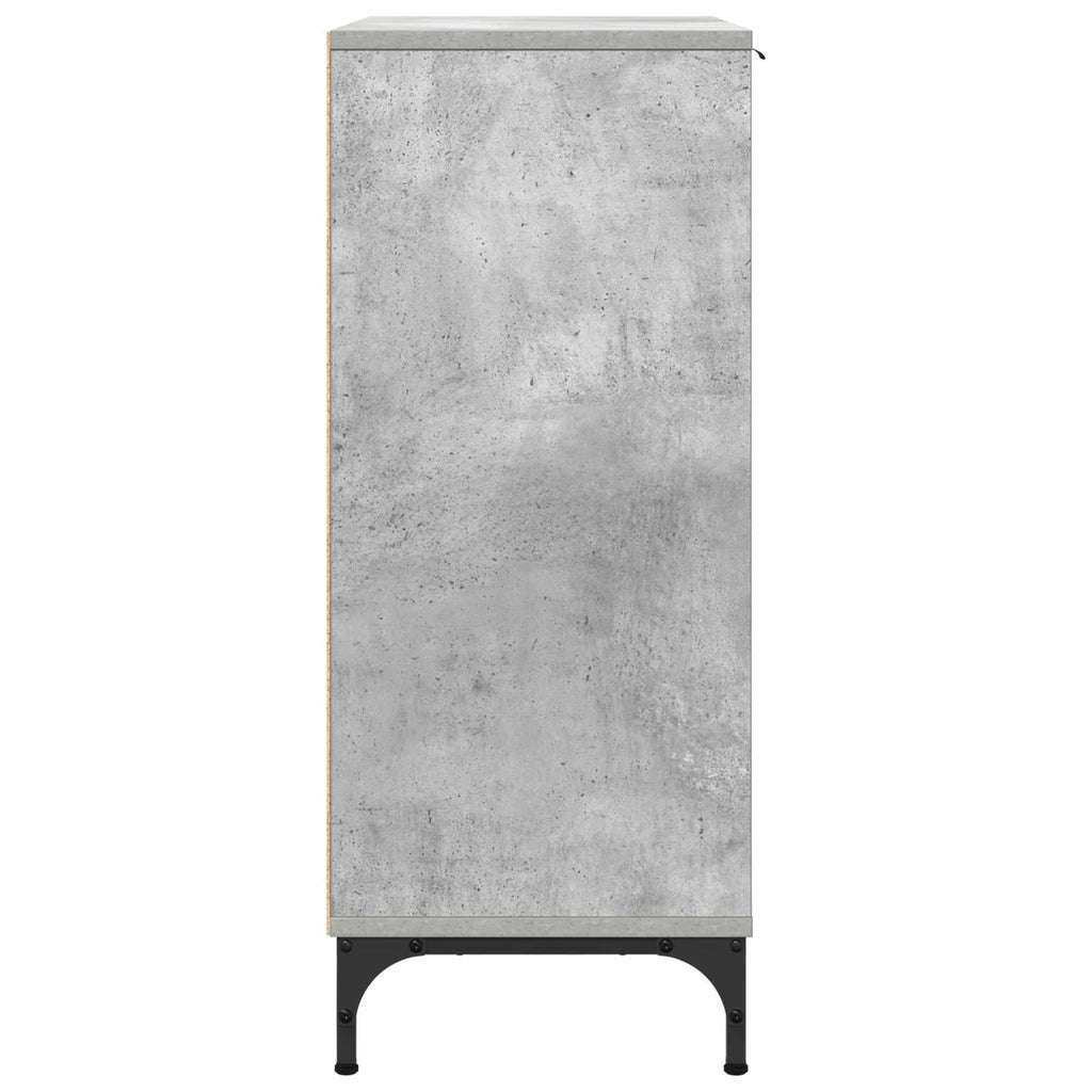 vidaXL Bufet Betonowy szary 89,5 x 33 x 82 cm Drewno inżynieryjne