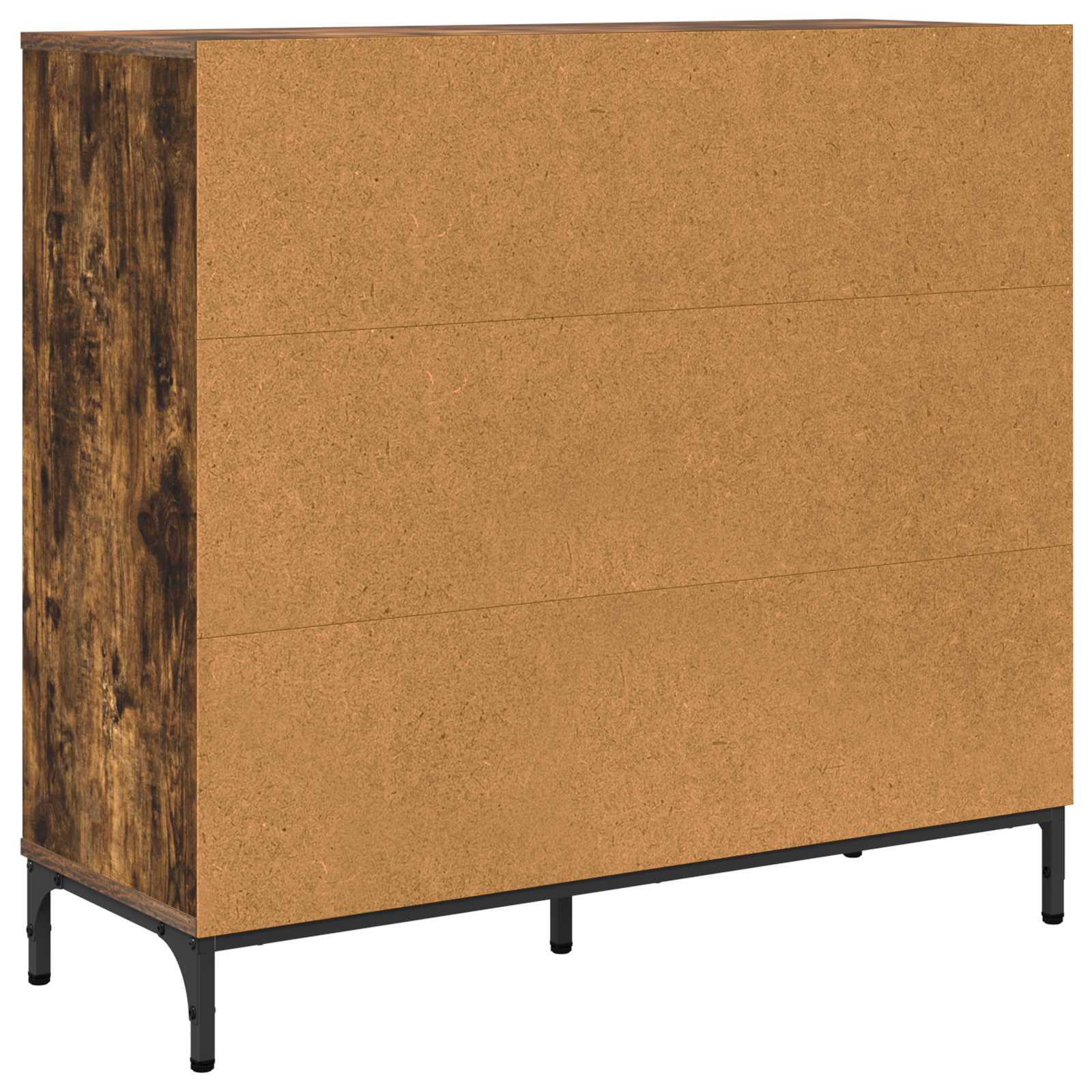 vidaXL Bufet Dąb wędzony 89,5 x 33 x 82 cm Drewno inżynieryjne