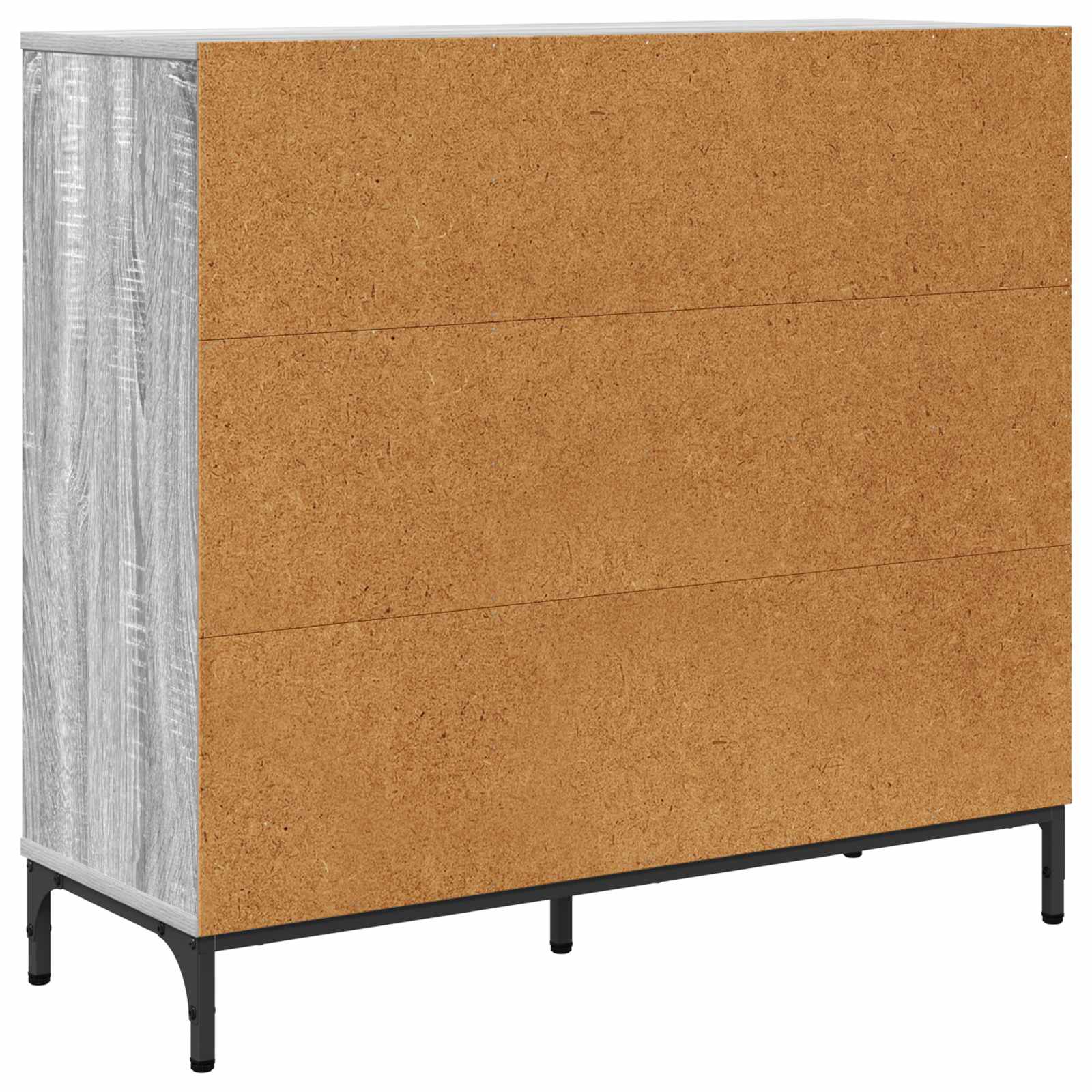 vidaXL Bufet Szary Sonoma 89,5 x 33 x 82 cm Drewno inżynieryjne