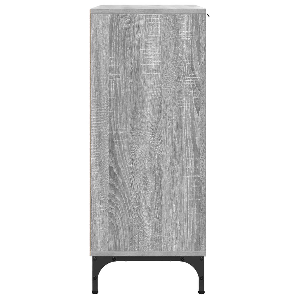 vidaXL Bufet Szary Sonoma 89,5 x 33 x 82 cm Drewno inżynieryjne