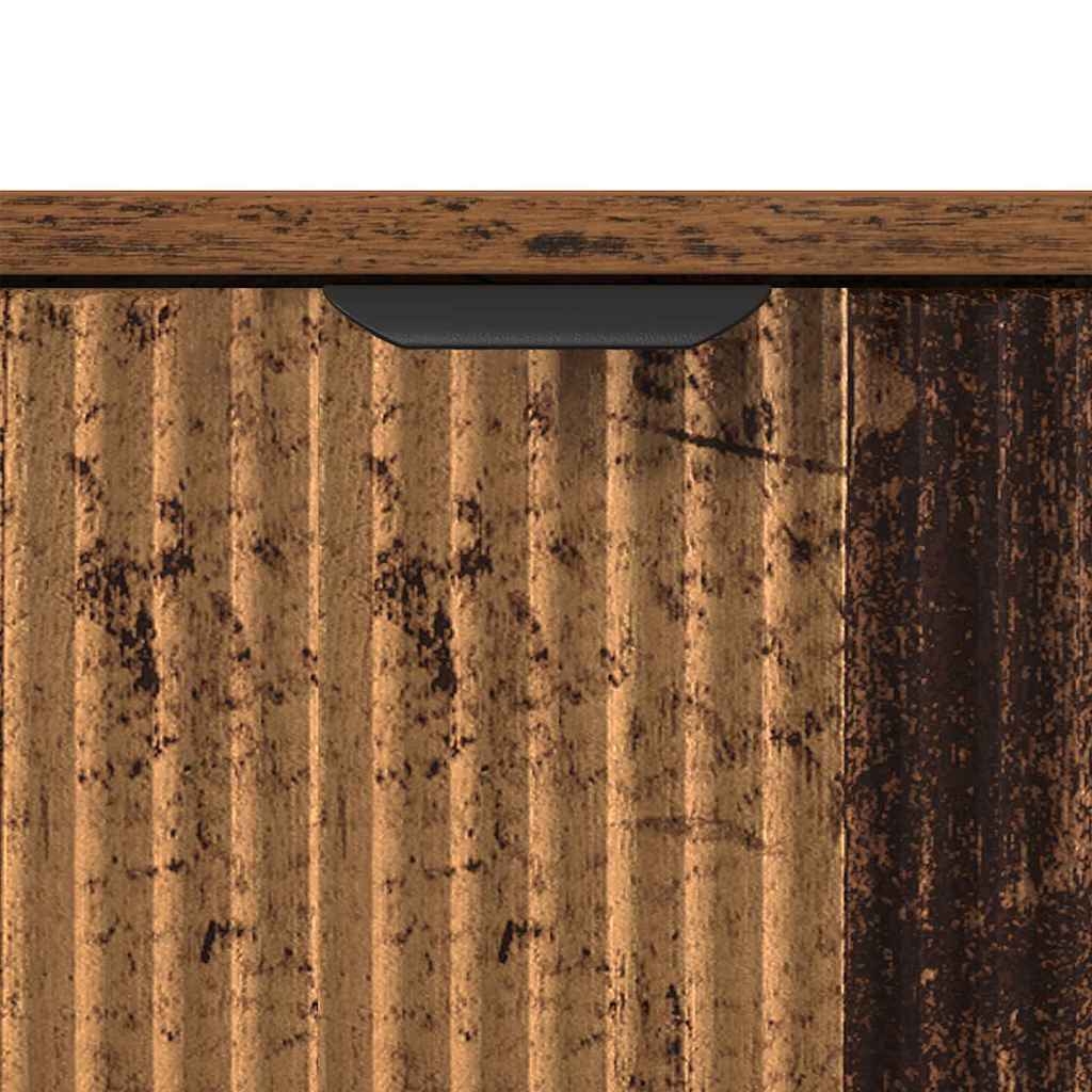 vidaXL Bufet Stare drewno 89,5 x 33 x 82 cm Materiał drewnopochodny