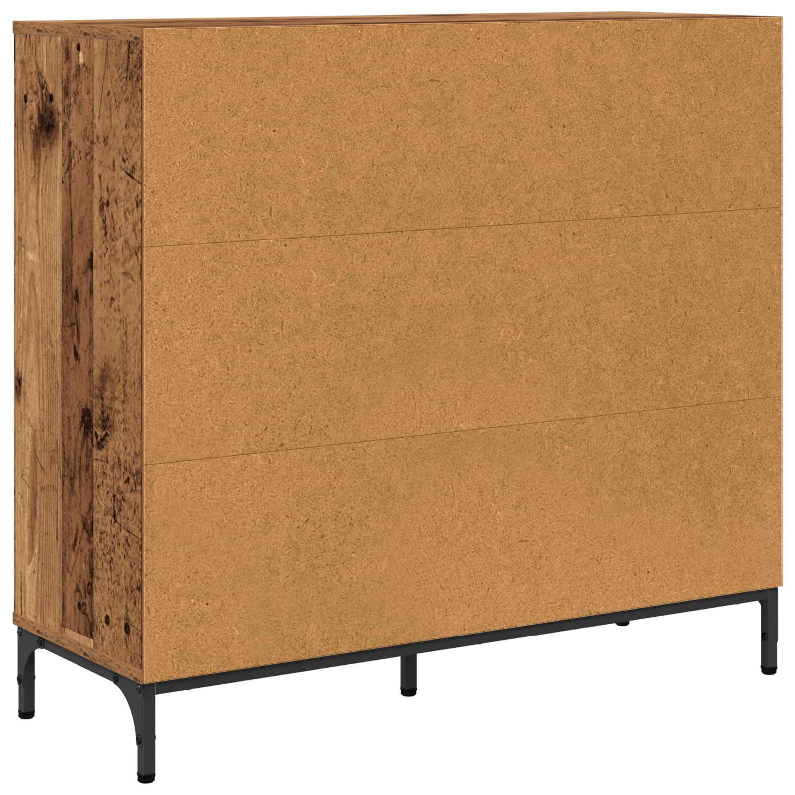 vidaXL Bufet Stare drewno 89,5 x 33 x 82 cm Drewno inżynieryjne