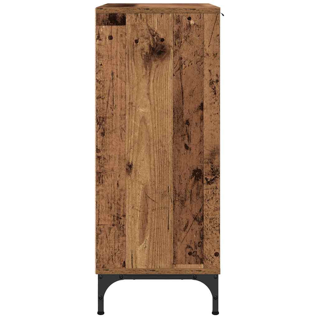 vidaXL Bufet Stare drewno 89,5 x 33 x 82 cm Materiał drewnopochodny