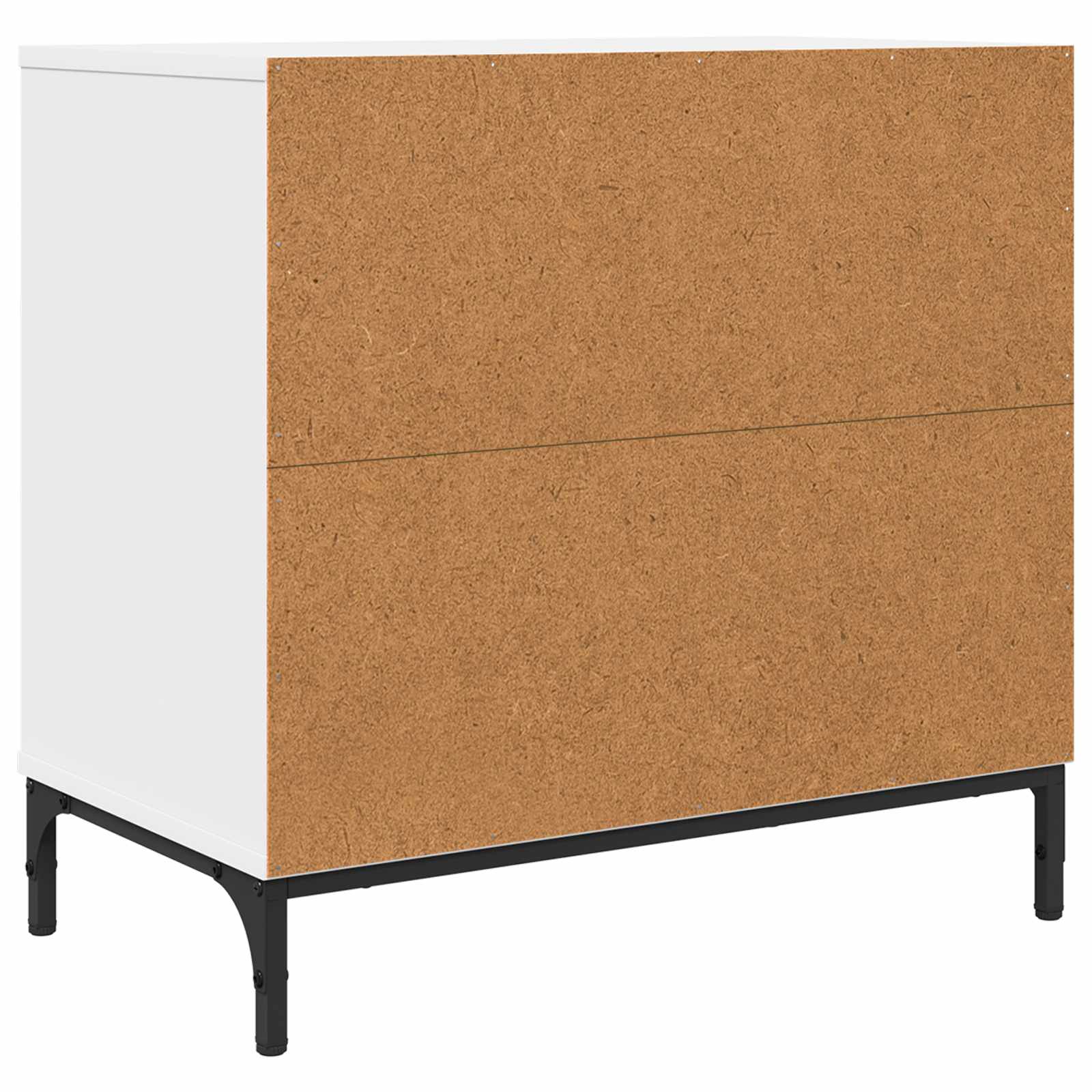vidaXL Stolik nocny Biały 63.5 x 36 x 61 cm Drewno inżynieryjne