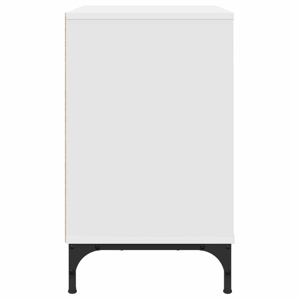 vidaXL Stolik nocny Biały 63.5 x 36 x 61 cm Drewno inżynieryjne