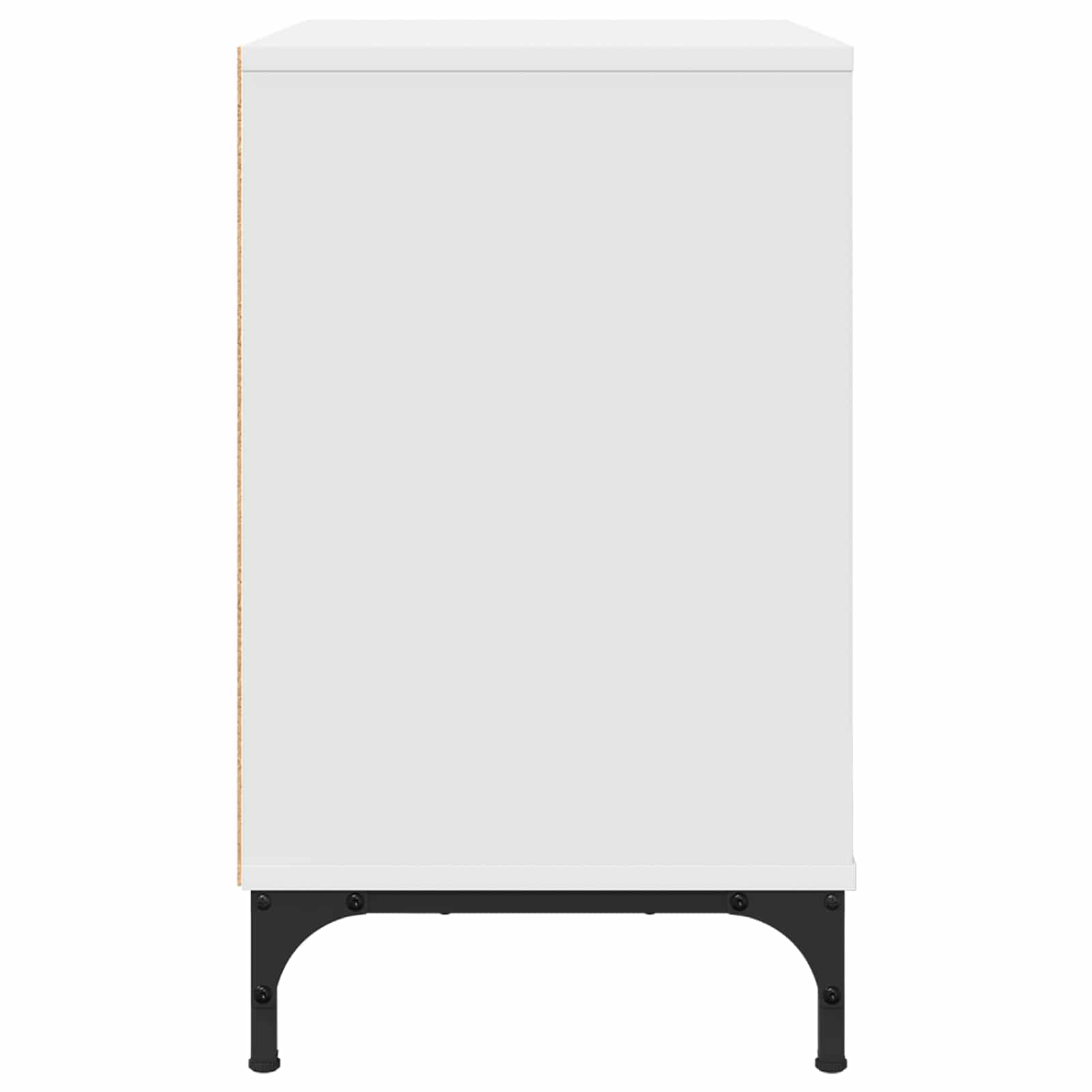 vidaXL Stolik nocny Biały 63.5 x 36 x 61 cm Drewno inżynieryjne