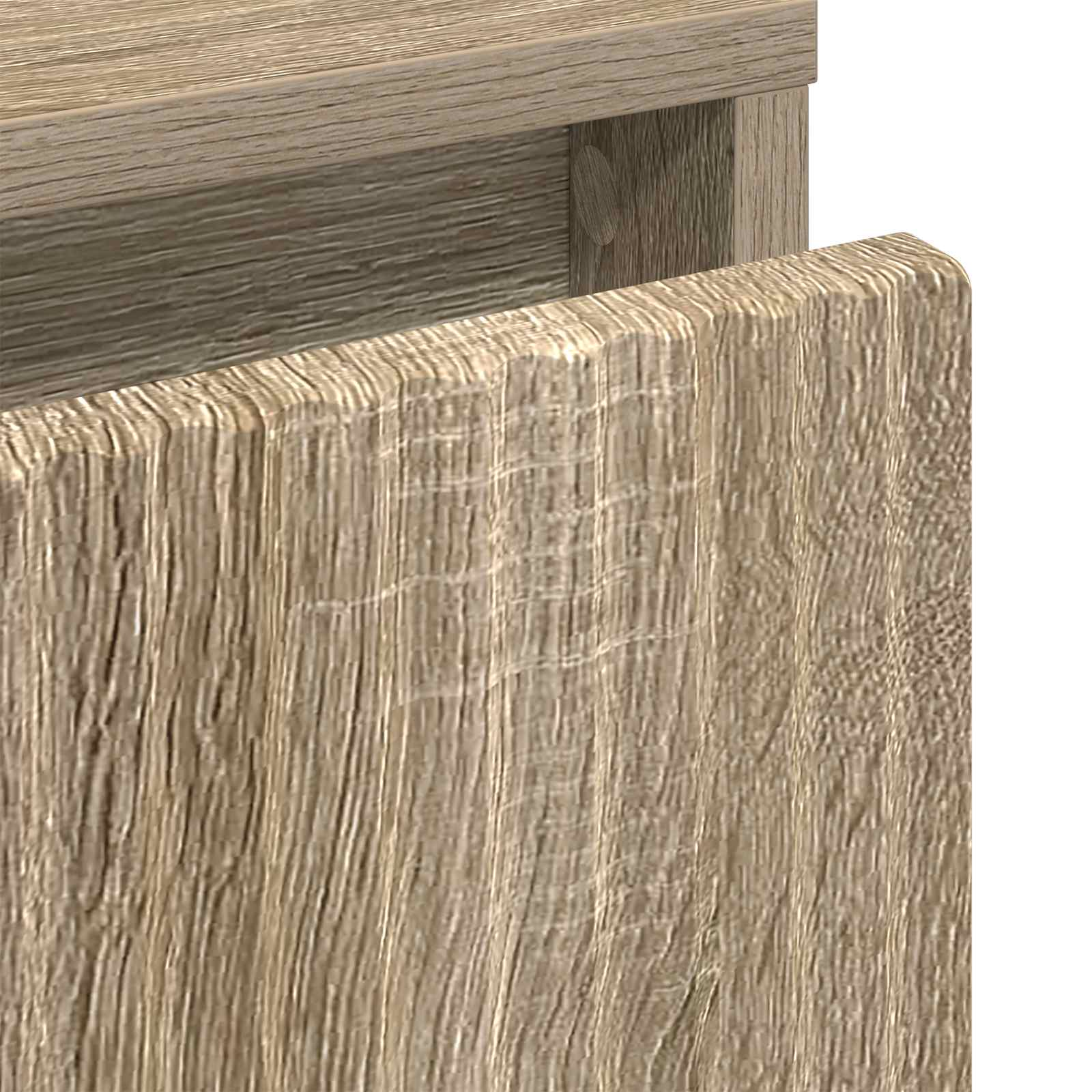 vidaXL Stolik nocny dąb sonoma 63.5 x 36 x 61 cm Drewno inżynieryjne