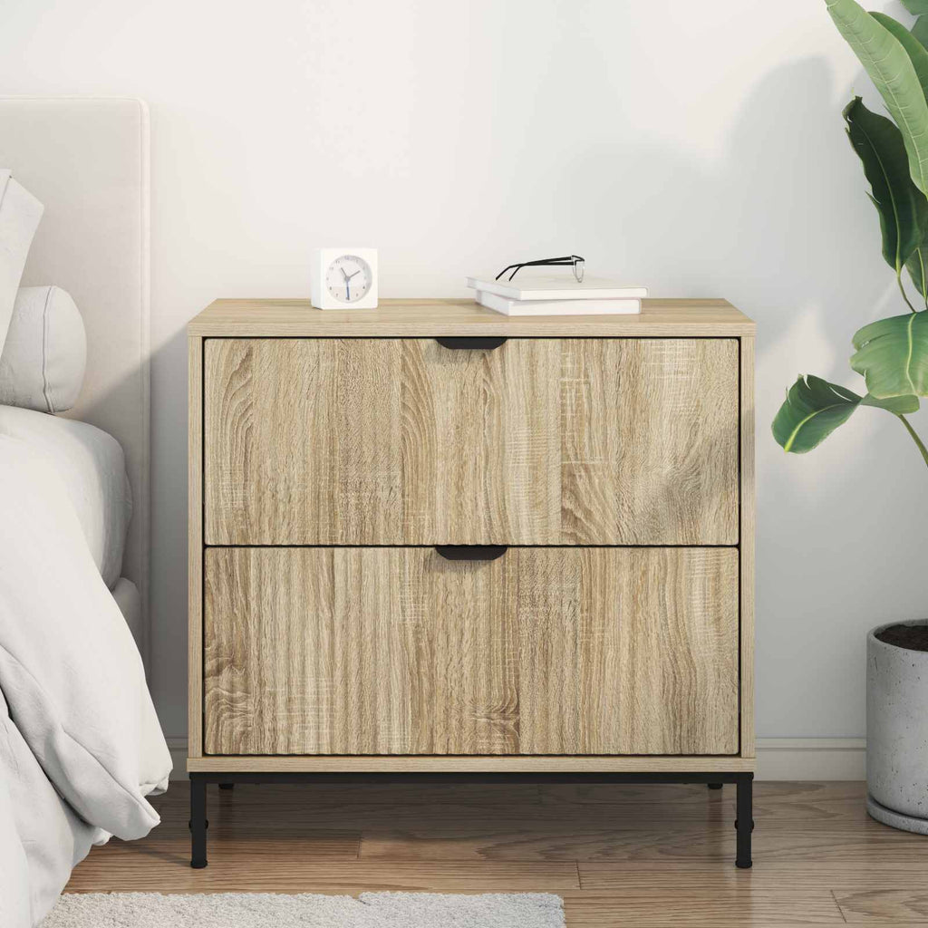 vidaXL Stolik nocny dąb sonoma 63.5 x 36 x 61 cm Drewno inżynieryjne