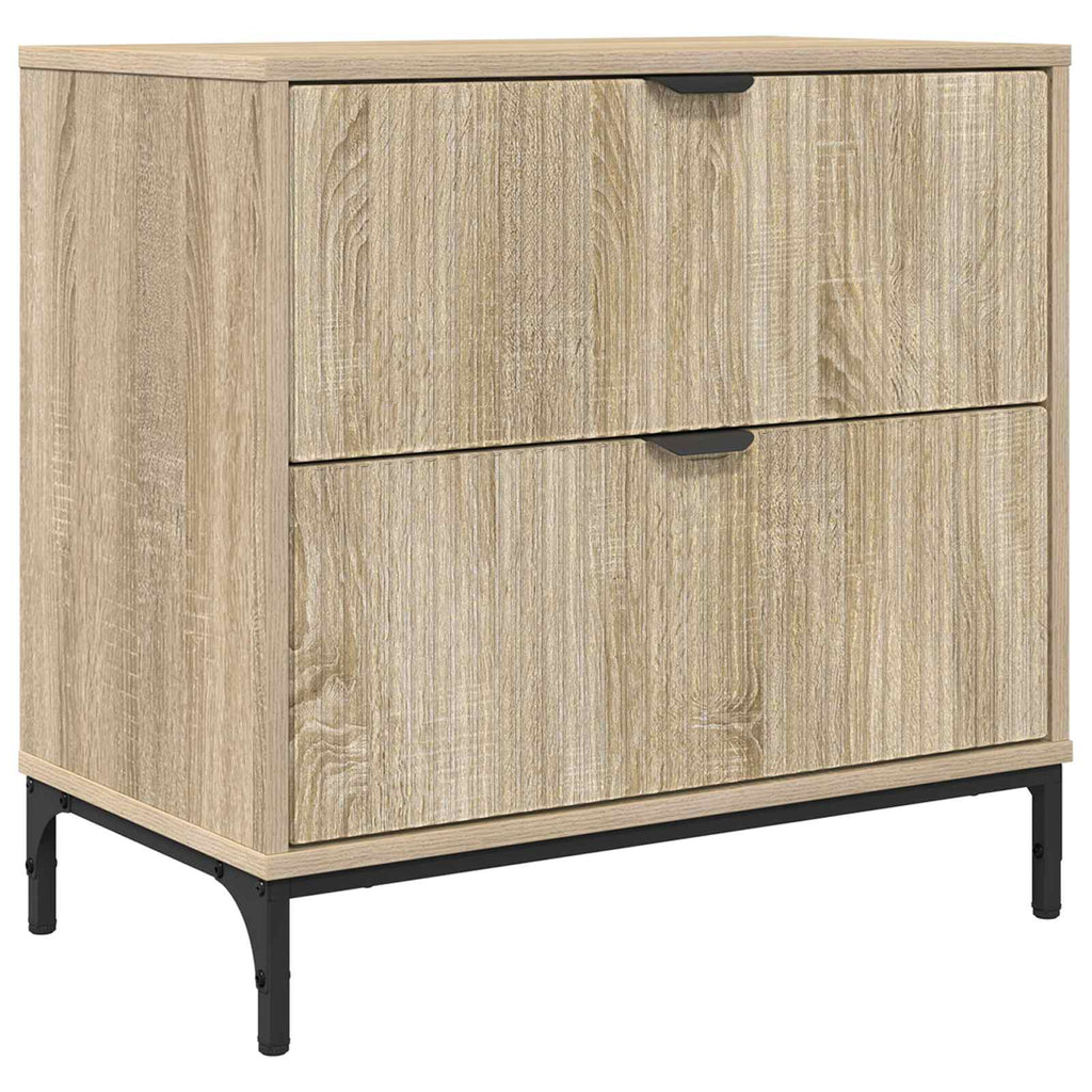 vidaXL Stolik nocny dąb sonoma 63.5 x 36 x 61 cm Drewno inżynieryjne