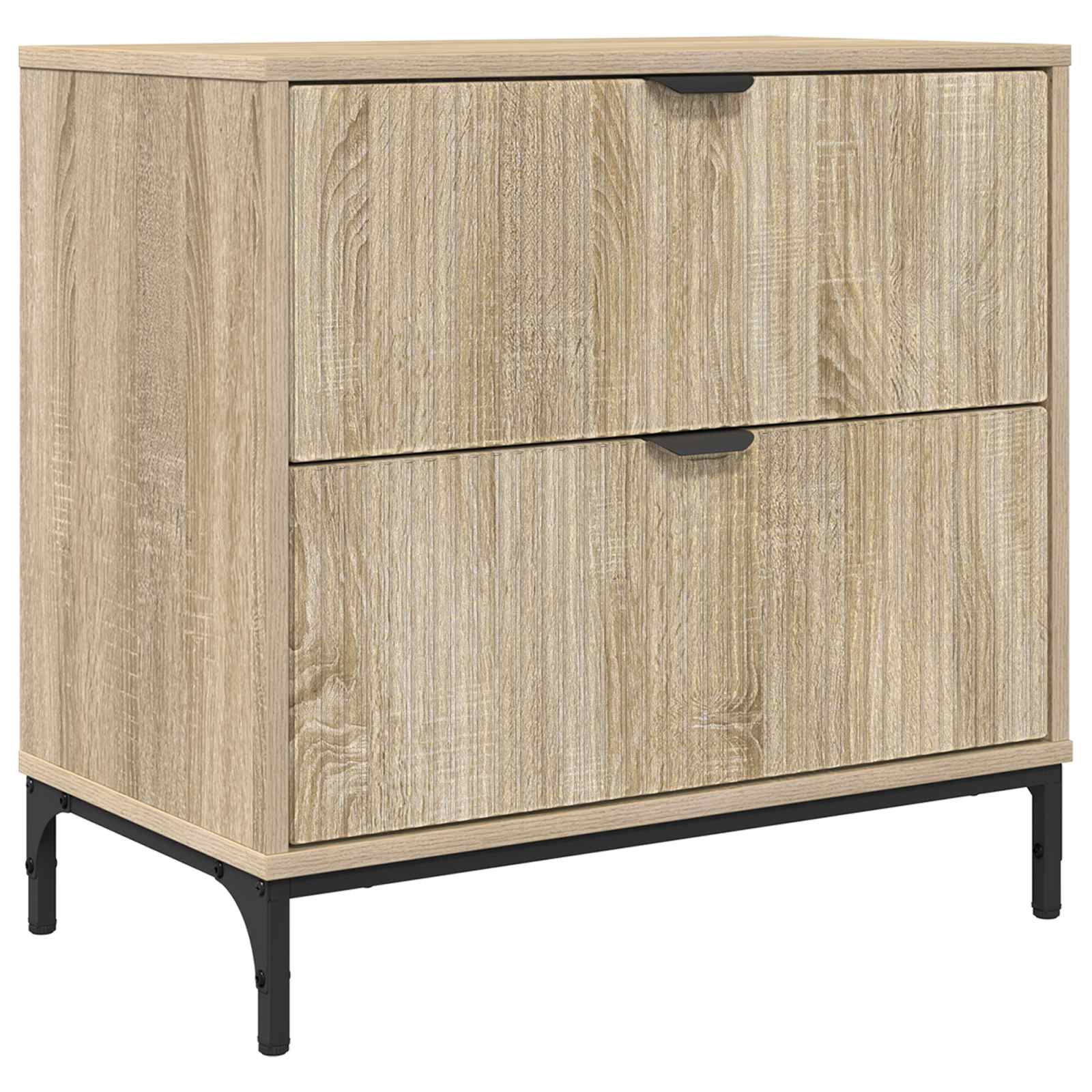 vidaXL Stolik nocny dąb sonoma 63.5 x 36 x 61 cm Drewno inżynieryjne
