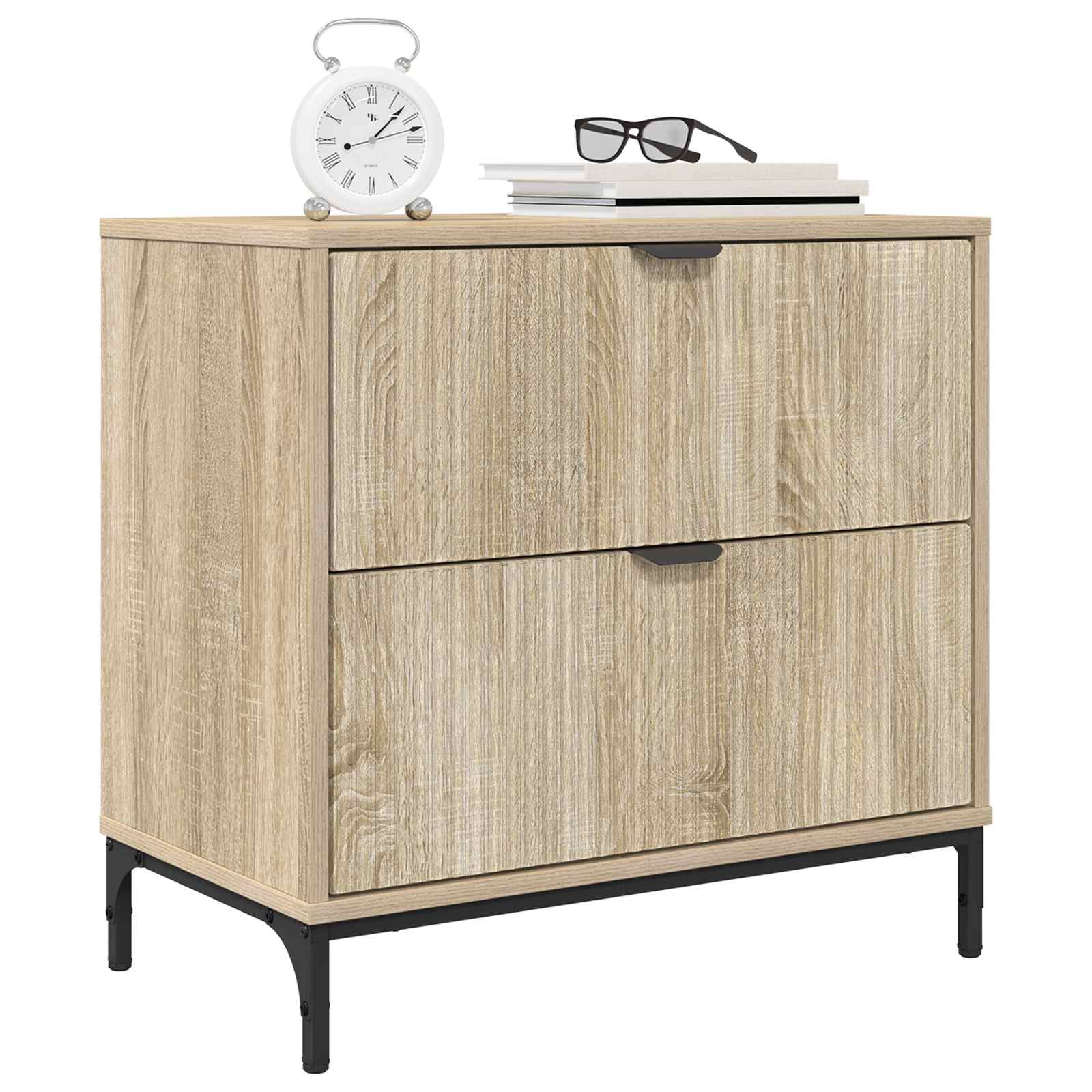 vidaXL Stolik nocny dąb sonoma 63.5 x 36 x 61 cm Drewno inżynieryjne