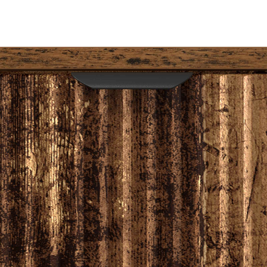 vidaXL Stolik nocny Stare drewno 63.5 x 36 x 61 cm Drewno inżynieryjne