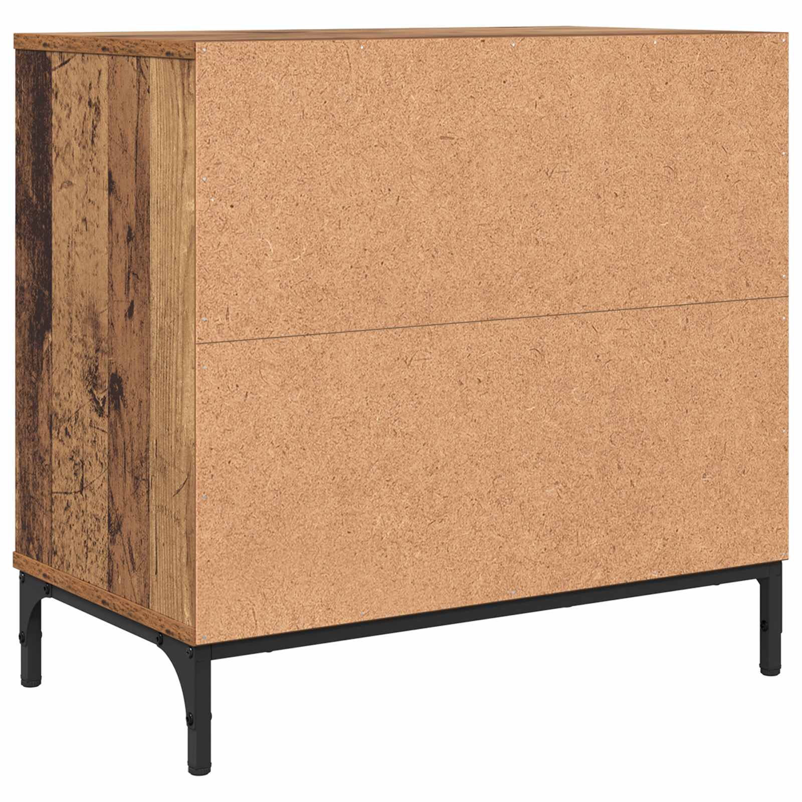 vidaXL Stolik nocny Stare drewno 63.5 x 36 x 61 cm Drewno inżynieryjne