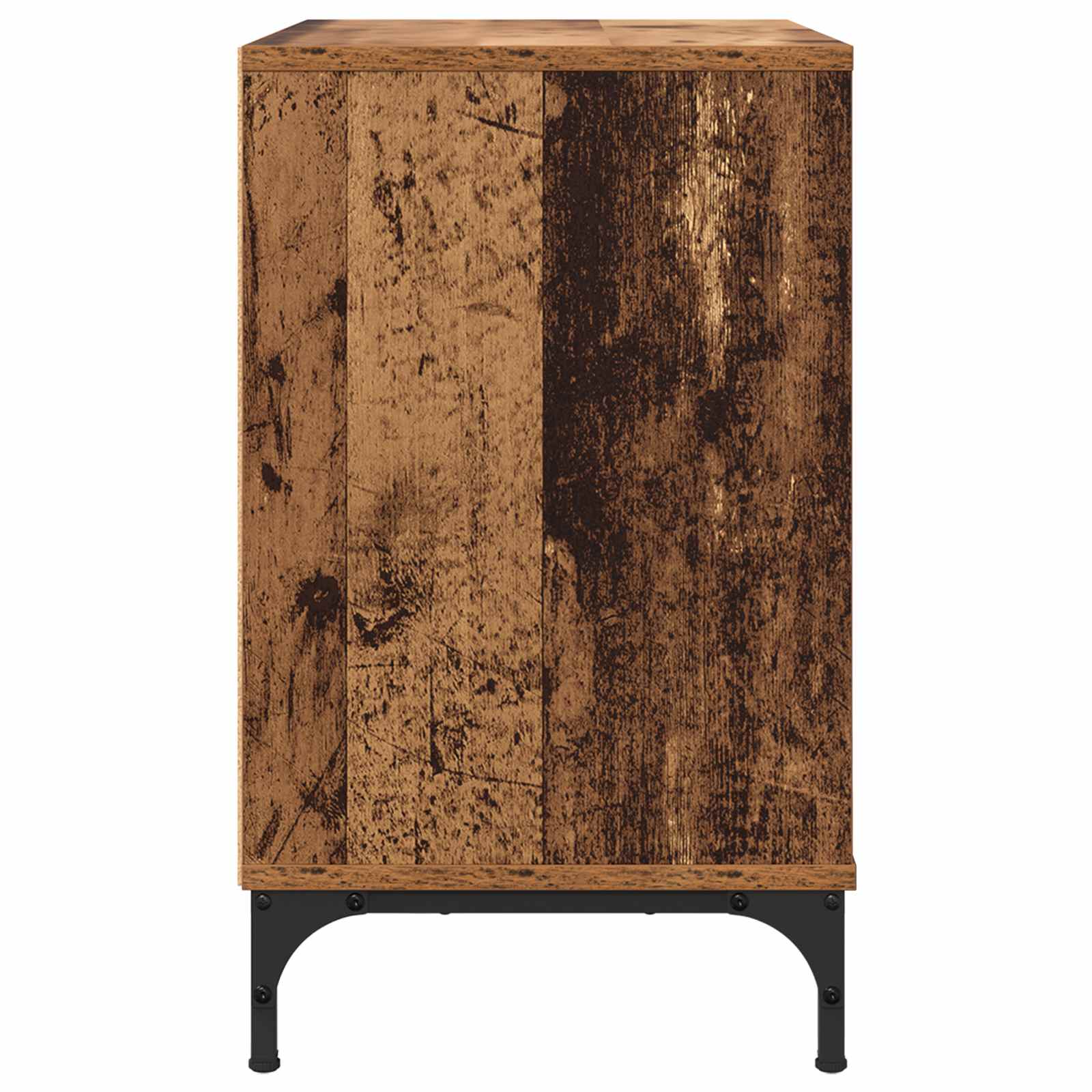 vidaXL Stolik nocny Stare drewno 63.5 x 36 x 61 cm Drewno inżynieryjne