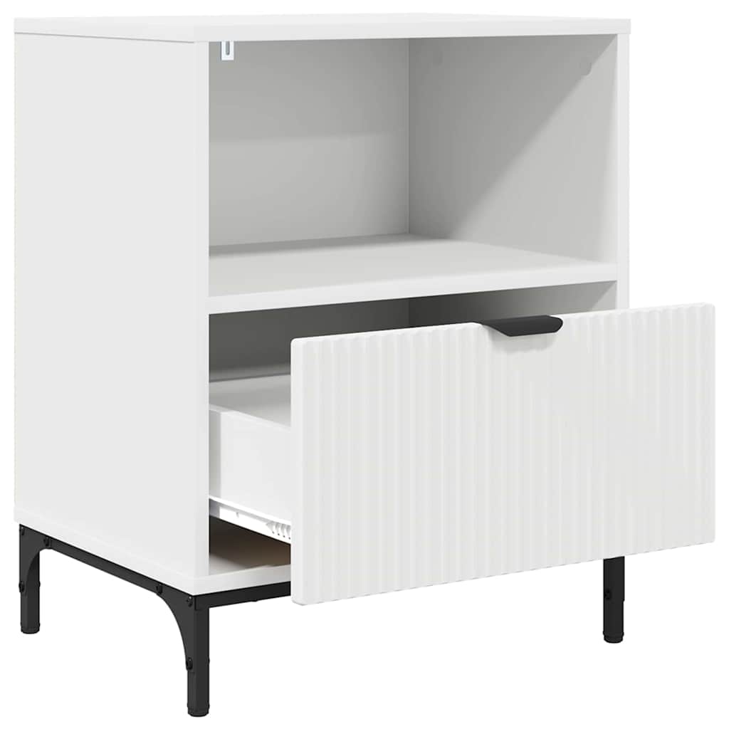 vidaXL Szafka Nocna Biały 49 x 36 x 61 cm Materiał drewnopochodny