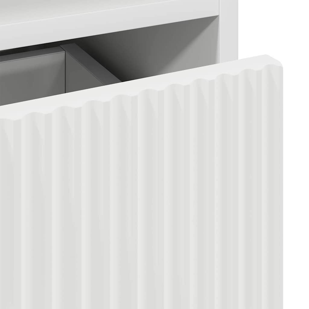 vidaXL Szafka Nocna z szufladą 2 pcs Biały 49 x 36 x 61 cm