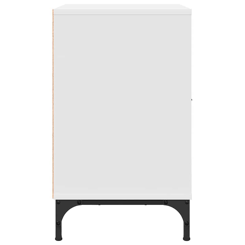 vidaXL Szafka Nocna z szufladą 2 pcs Biały 49 x 36 x 61 cm