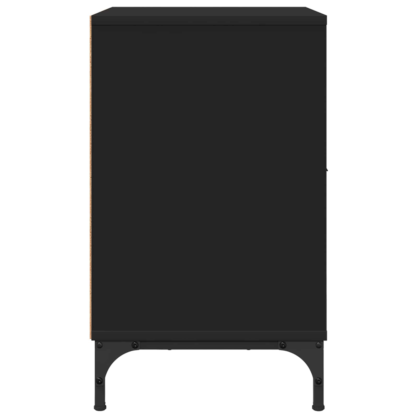 vidaXL Szafka Nocna 2 szt. Czarny 49 x 36 x 61 cm Drewno inżynieryjne