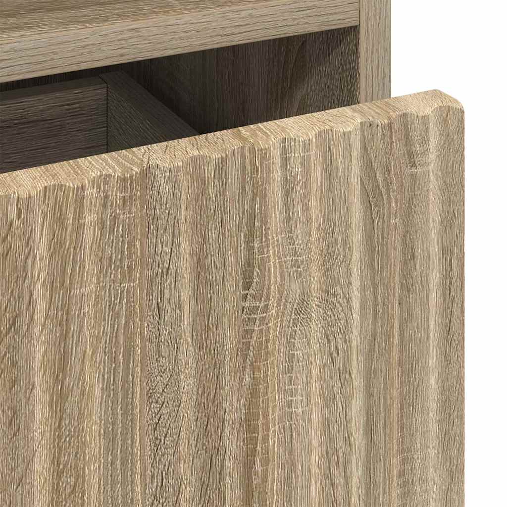 vidaXL Szafka Nocna z szufladą 2 pcs dąb sonoma 49 x 36 x 61 cm