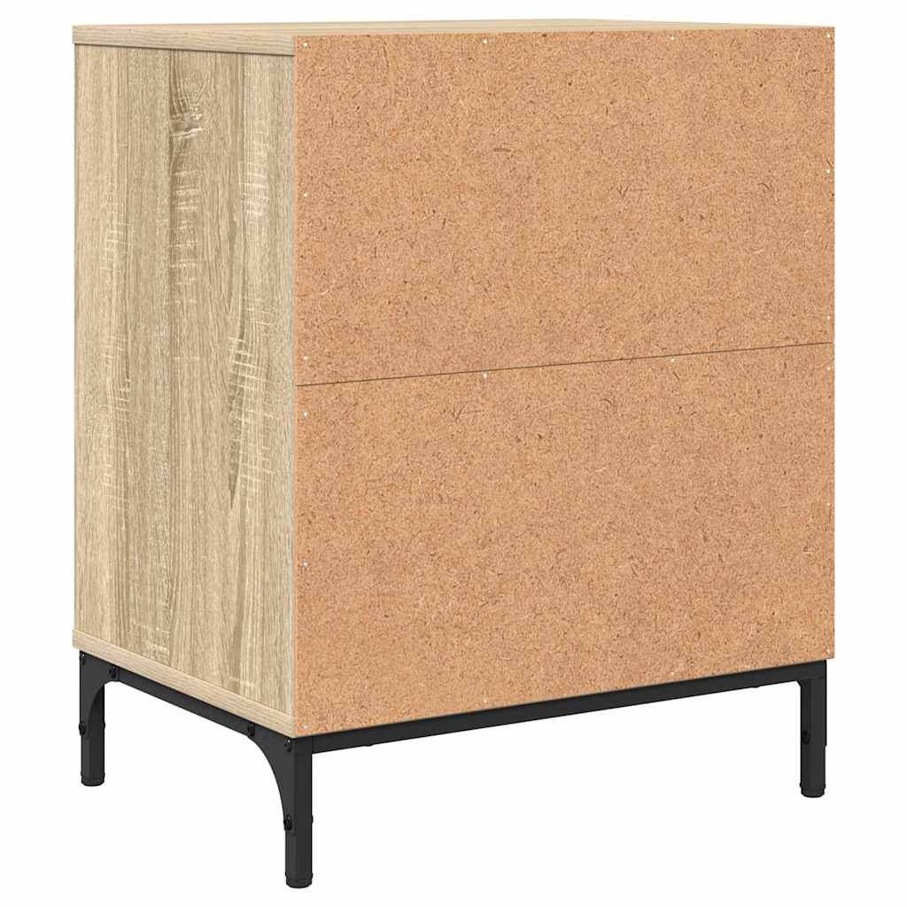 vidaXL Szafka Nocna z szufladą 2 pcs dąb sonoma 49 x 36 x 61 cm