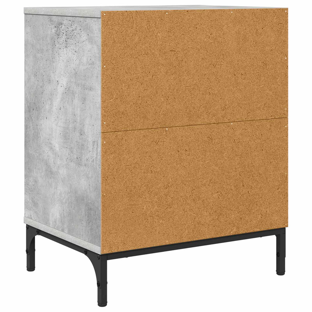 vidaXL Szafka Nocna z szufladą Betonowy szary 49 x 36 x 61 cm