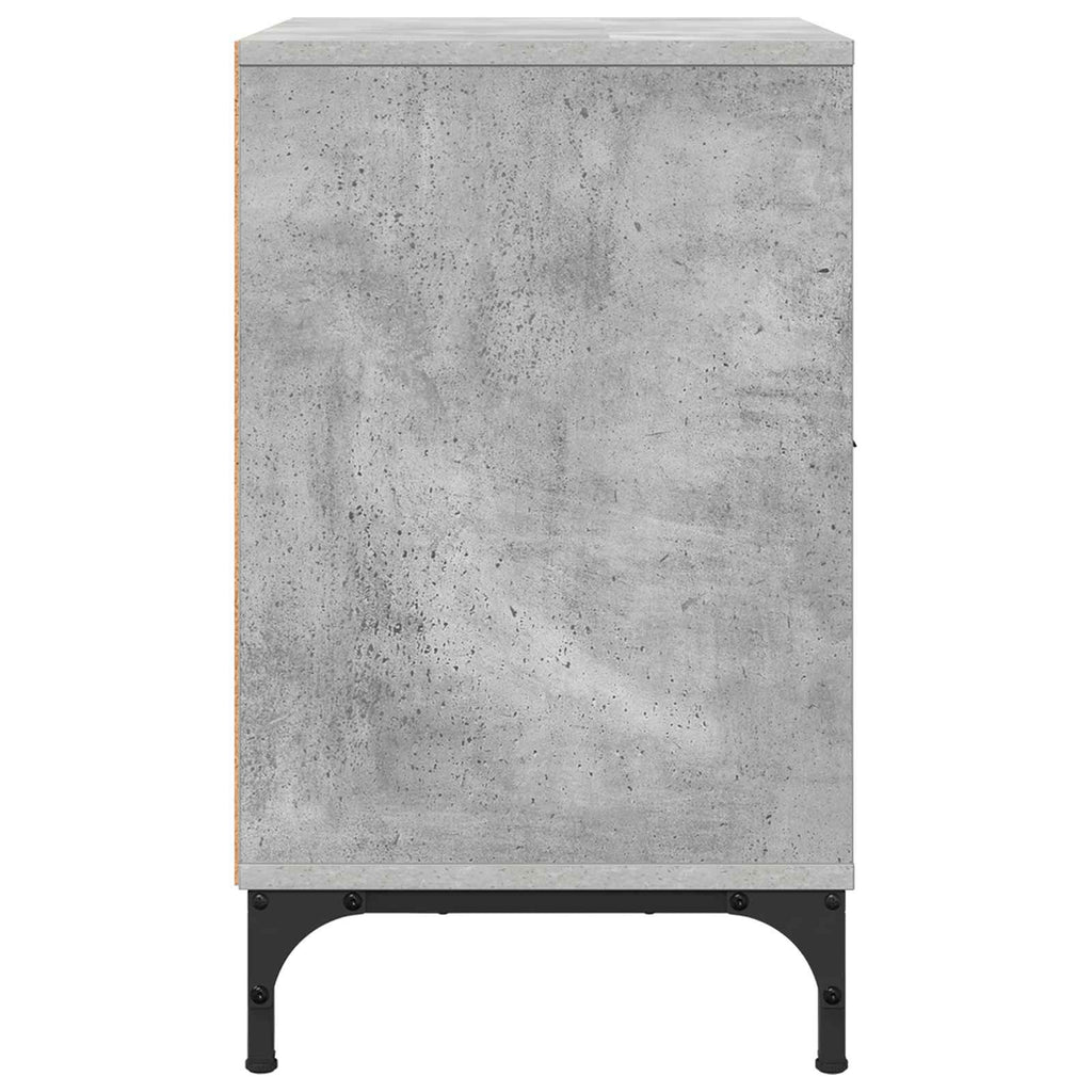vidaXL Szafka Nocna z szufladą Betonowy szary 49 x 36 x 61 cm