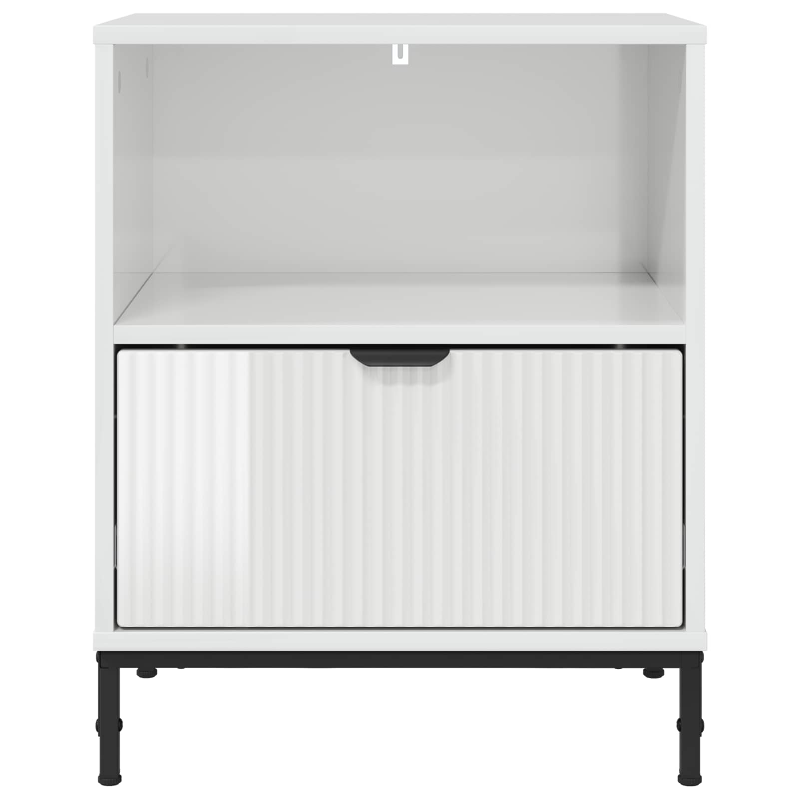 vidaXL Szafka Nocna 2 szt. Biały na wysoki połysk 49 x 36 x 61 cm