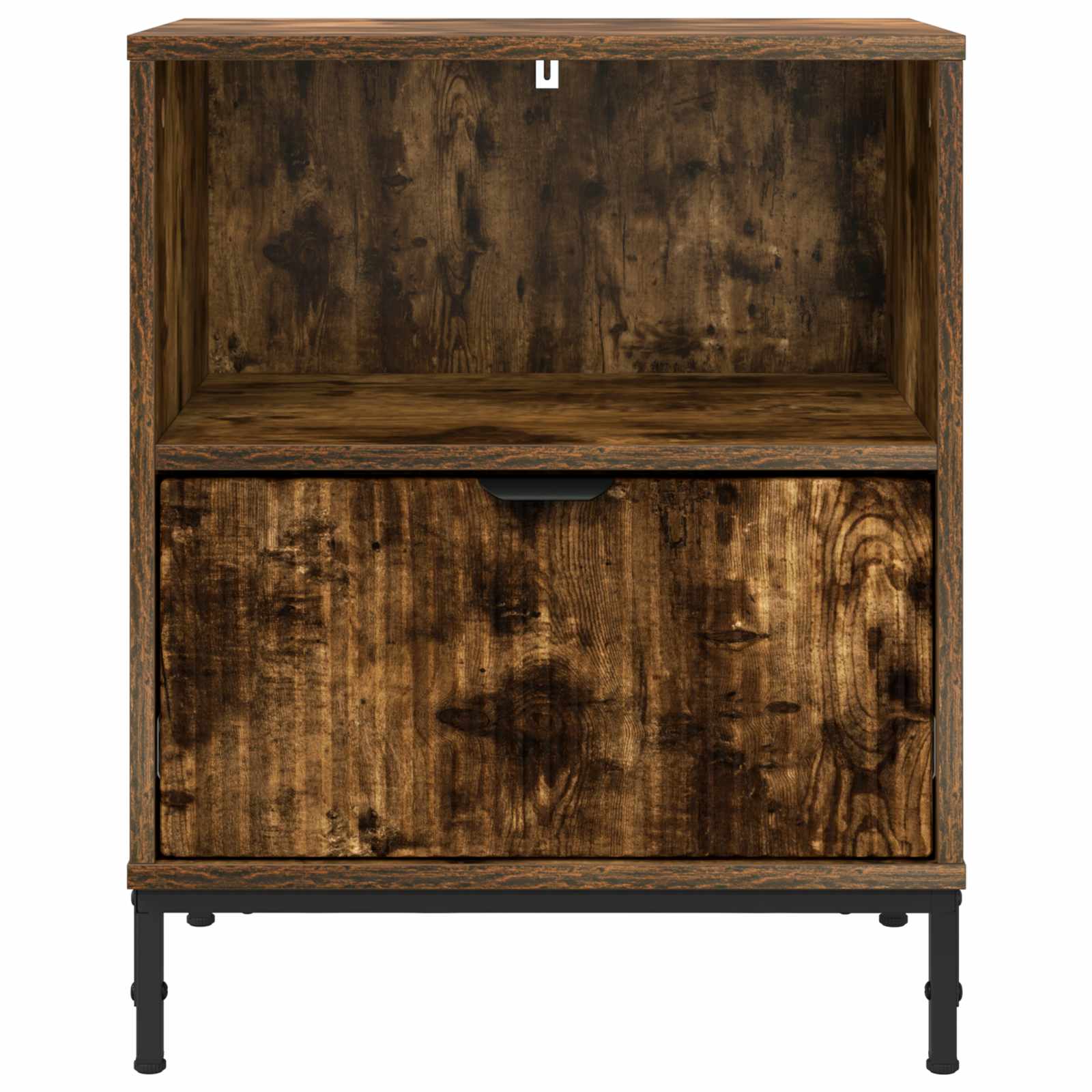 vidaXL Szafka Nocna Wędzony dąb 49 x 36 x 61 cm Drewno inżynieryjne