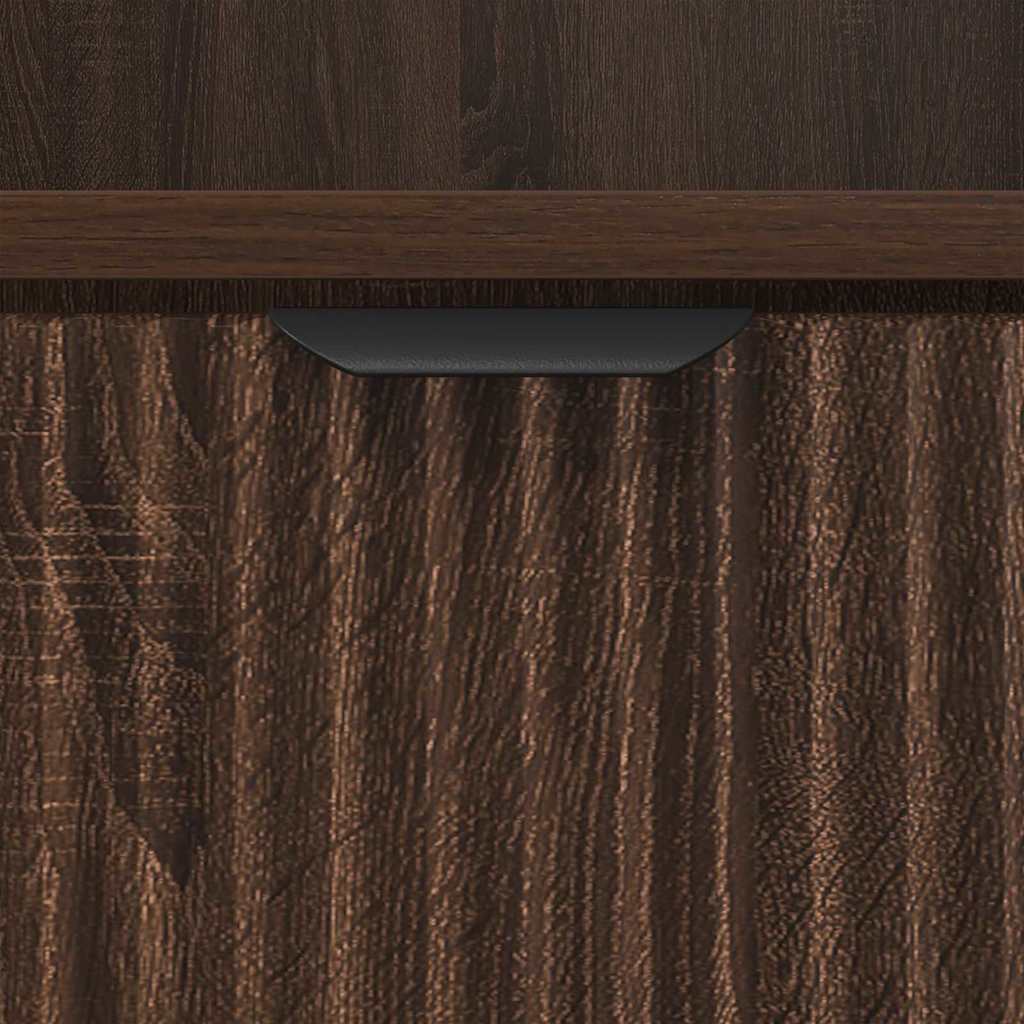vidaXL Szafka Nocna z szufladą 2 pcs Brązowy dąb 49 x 36 x 61 cm