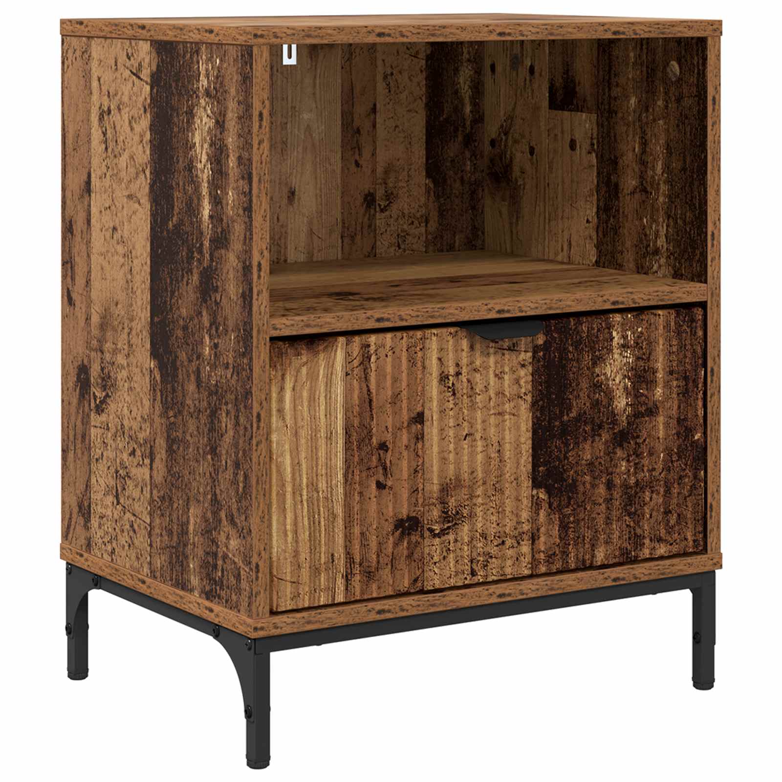 vidaXL Szafka Nocna Stare drewno 49 x 36 x 61 cm Drewno inżynieryjne