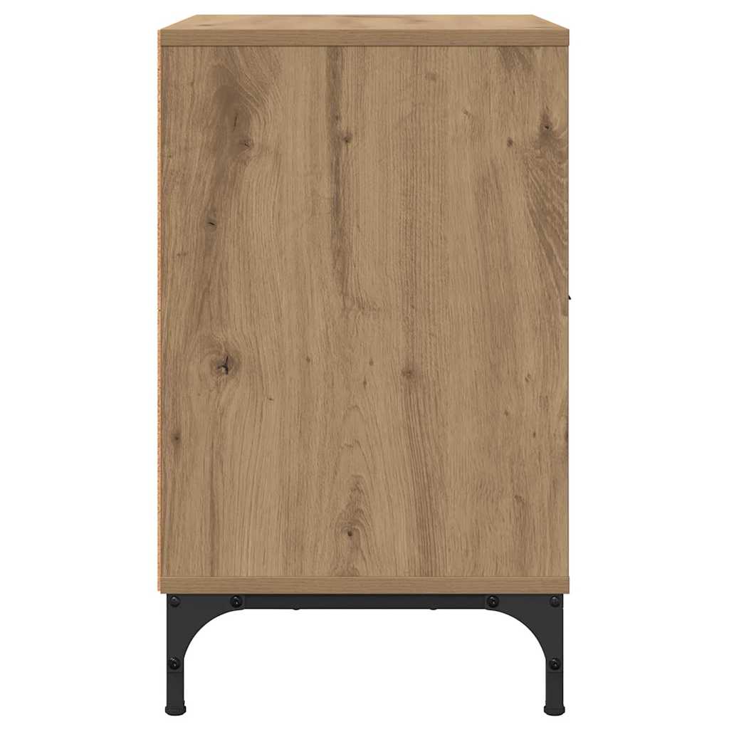 vidaXL Szafka Nocna z szufladą 2 pcs dąb artisan 49 x 36 x 61 cm