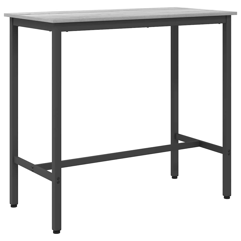 vidaXL stół Szary Sonoma 100 x 50 x 90,5 cm Drewno inżynieryjne i stal