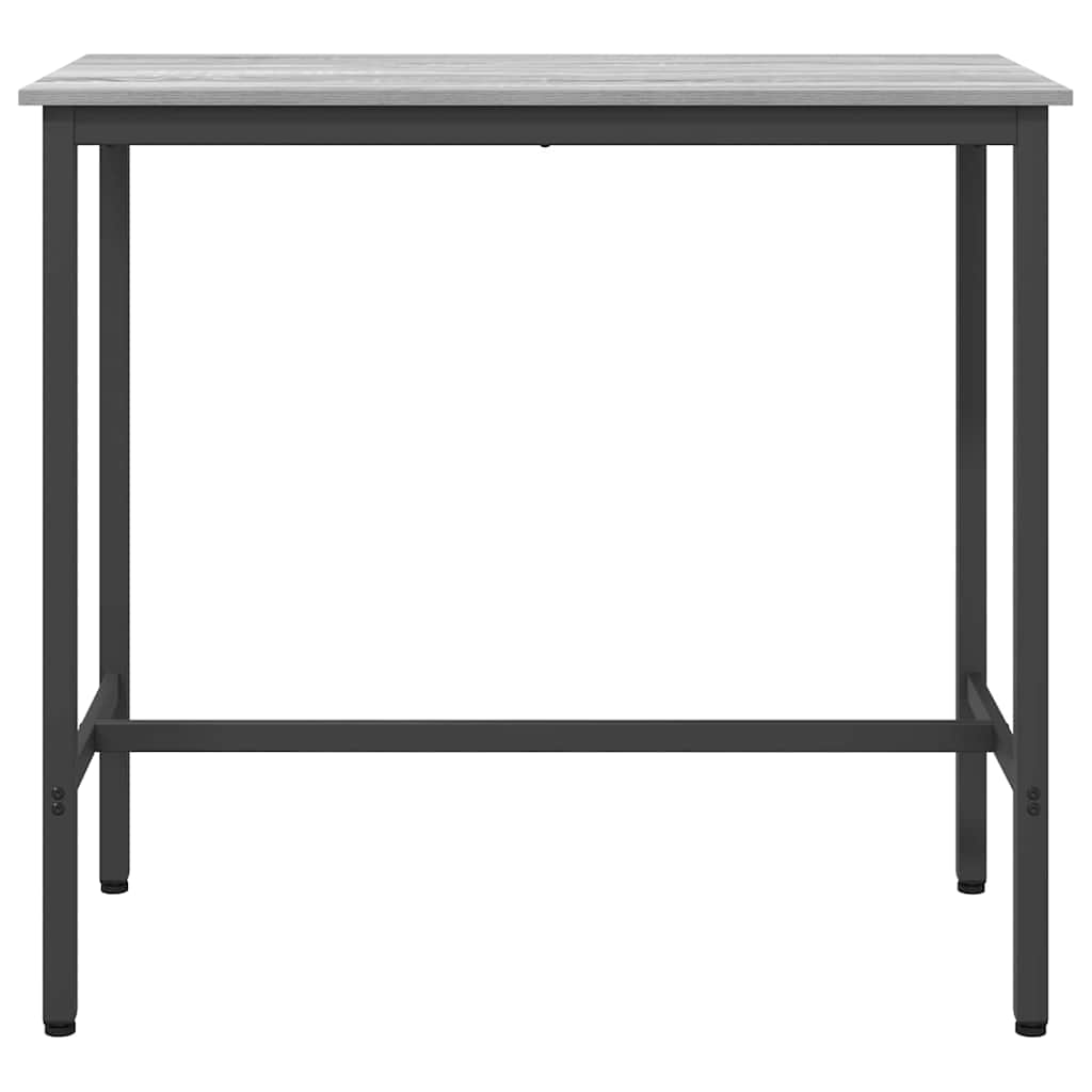 vidaXL stół Szary Sonoma 100 x 50 x 90,5 cm Drewno inżynieryjne i stal