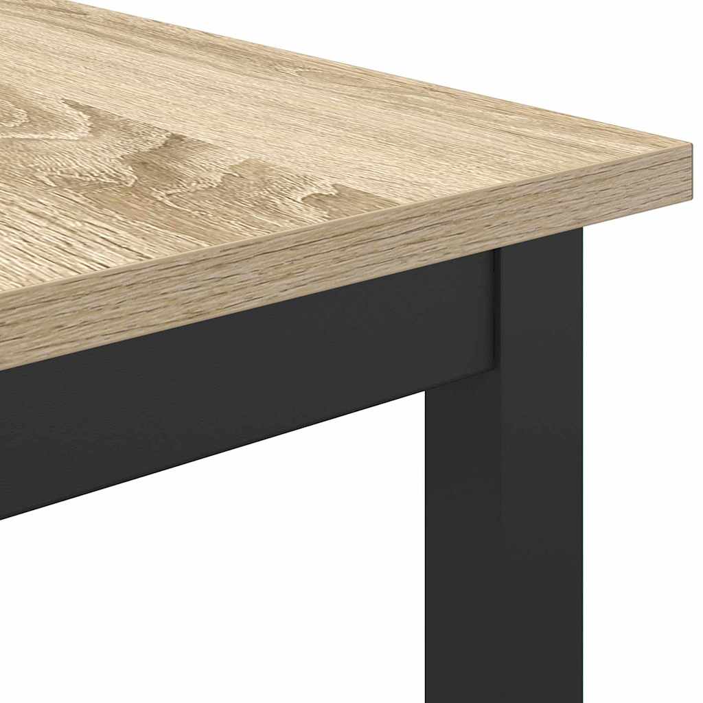 vidaXL stół Dąb Sonoma 100 x 40 x 100,5 cm Drewno inżynieryjne i stal