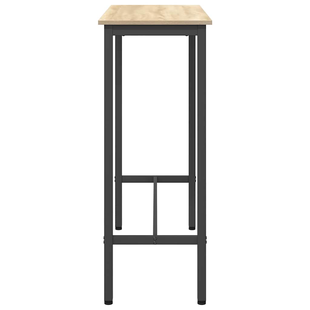 vidaXL stół Dąb Sonoma 100 x 40 x 100,5 cm Drewno inżynieryjne i stal