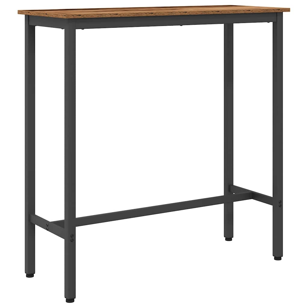 vidaXL stół Stare drewno 100 x 40 x 100,5 cm