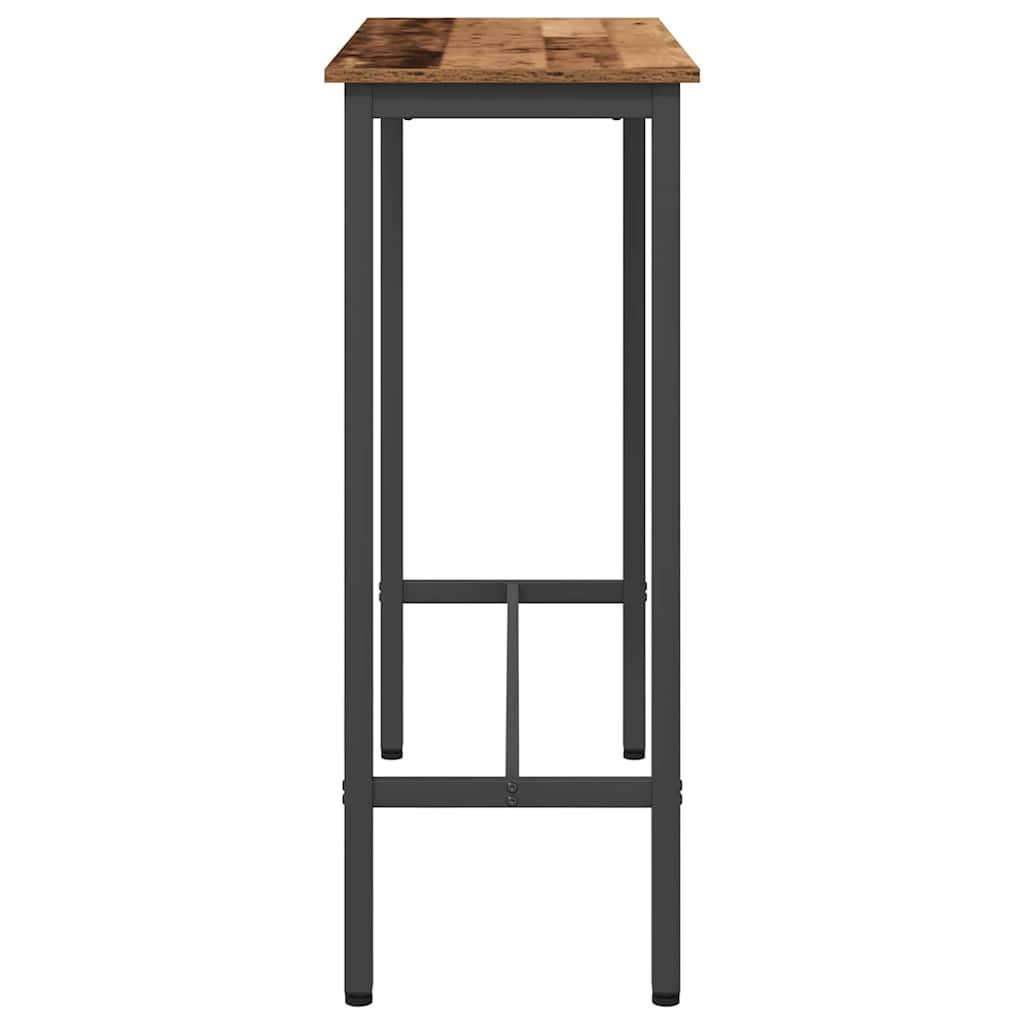 vidaXL stół Stare drewno 100 x 40 x 100,5 cm